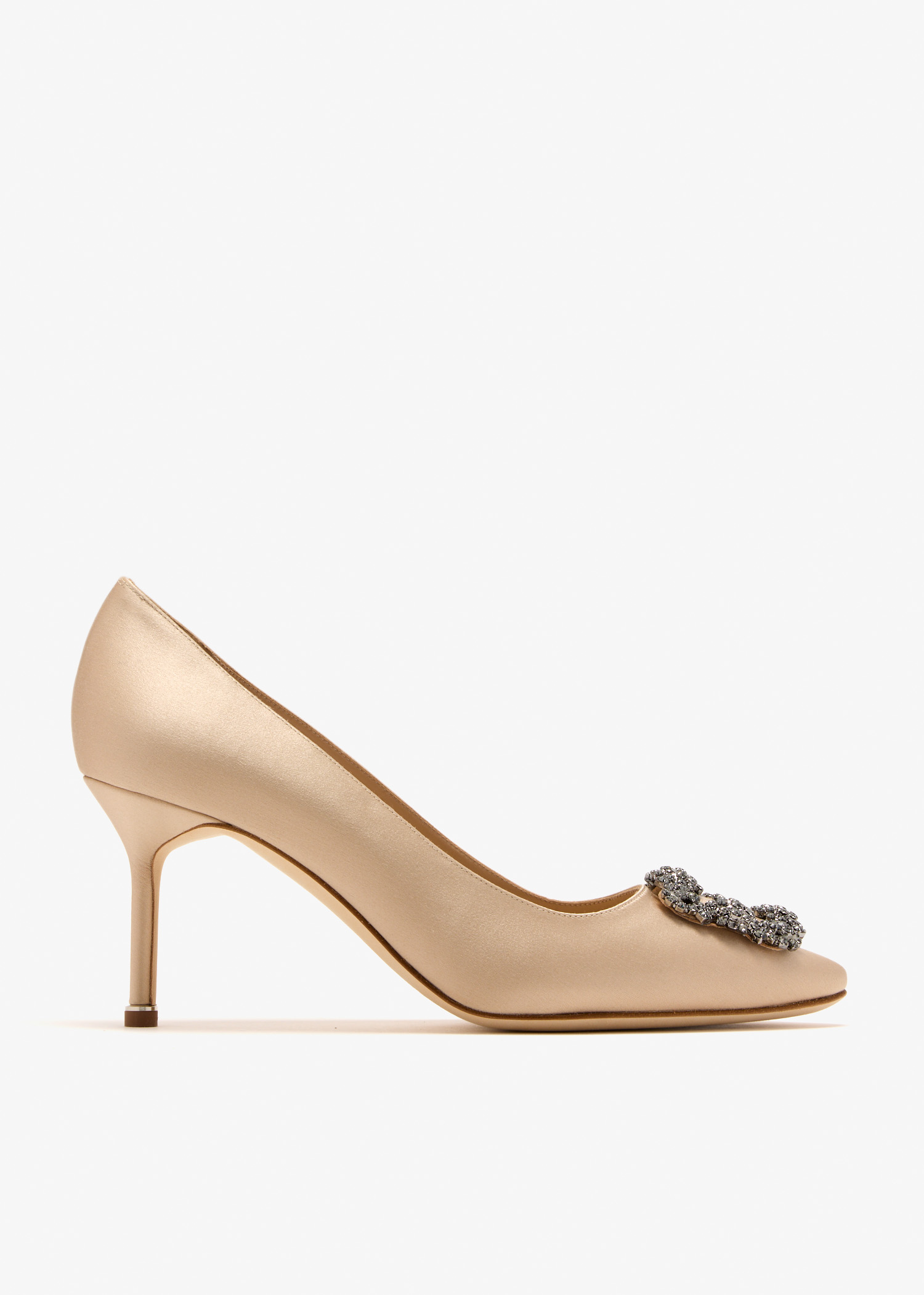 

Hangisi satin pumps, Beige