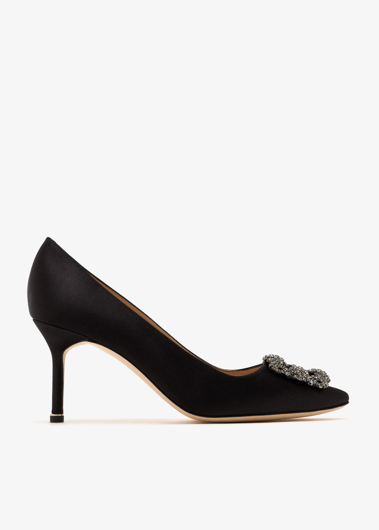 

Hangisi satin pumps, Black