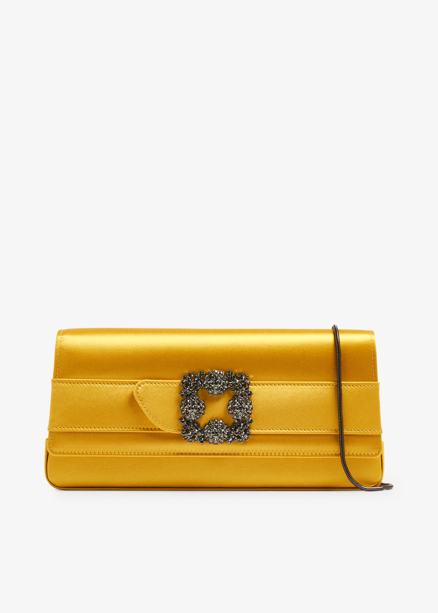 

Gothisi satin clutch, Yellow
