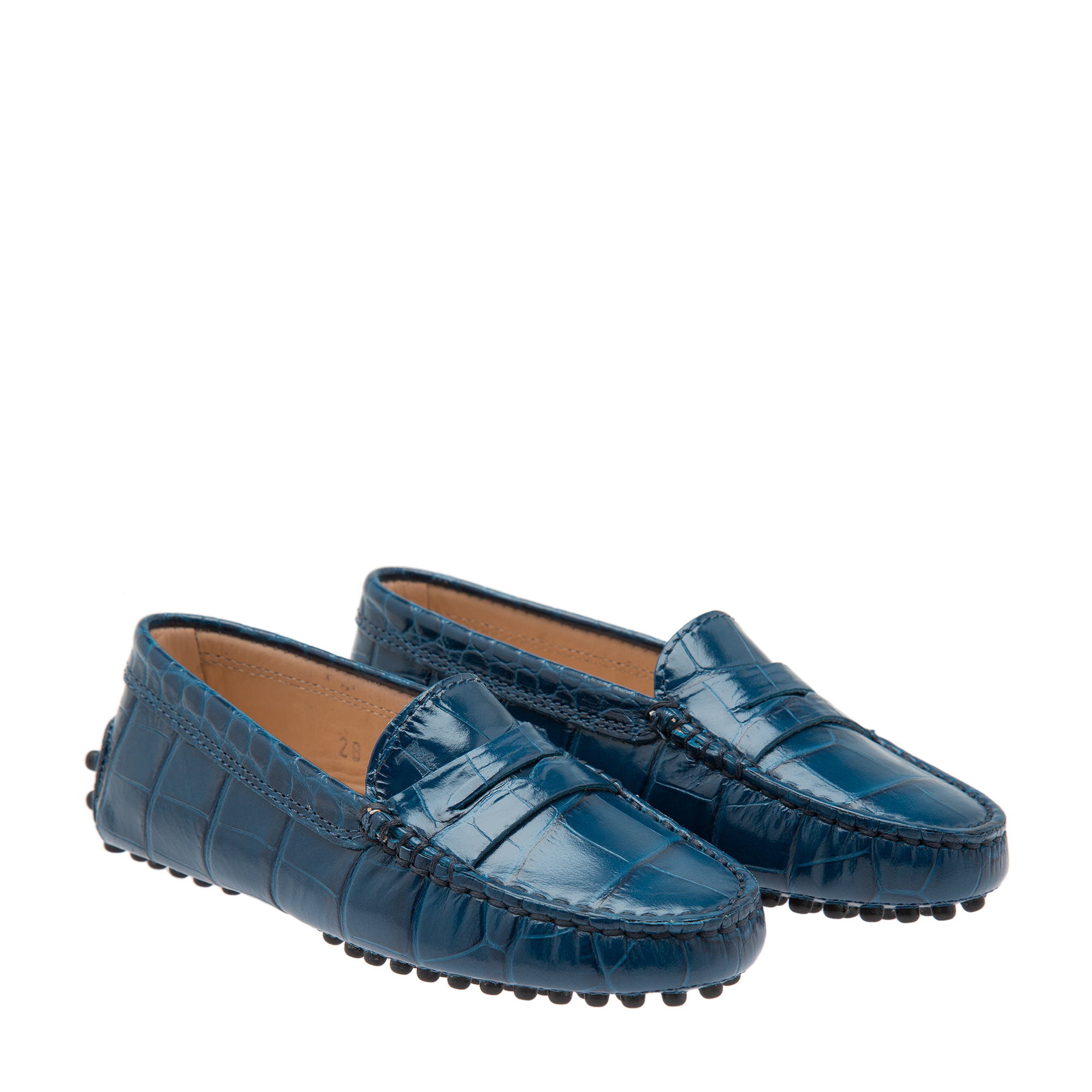 

Gommini leather loafers, Blue