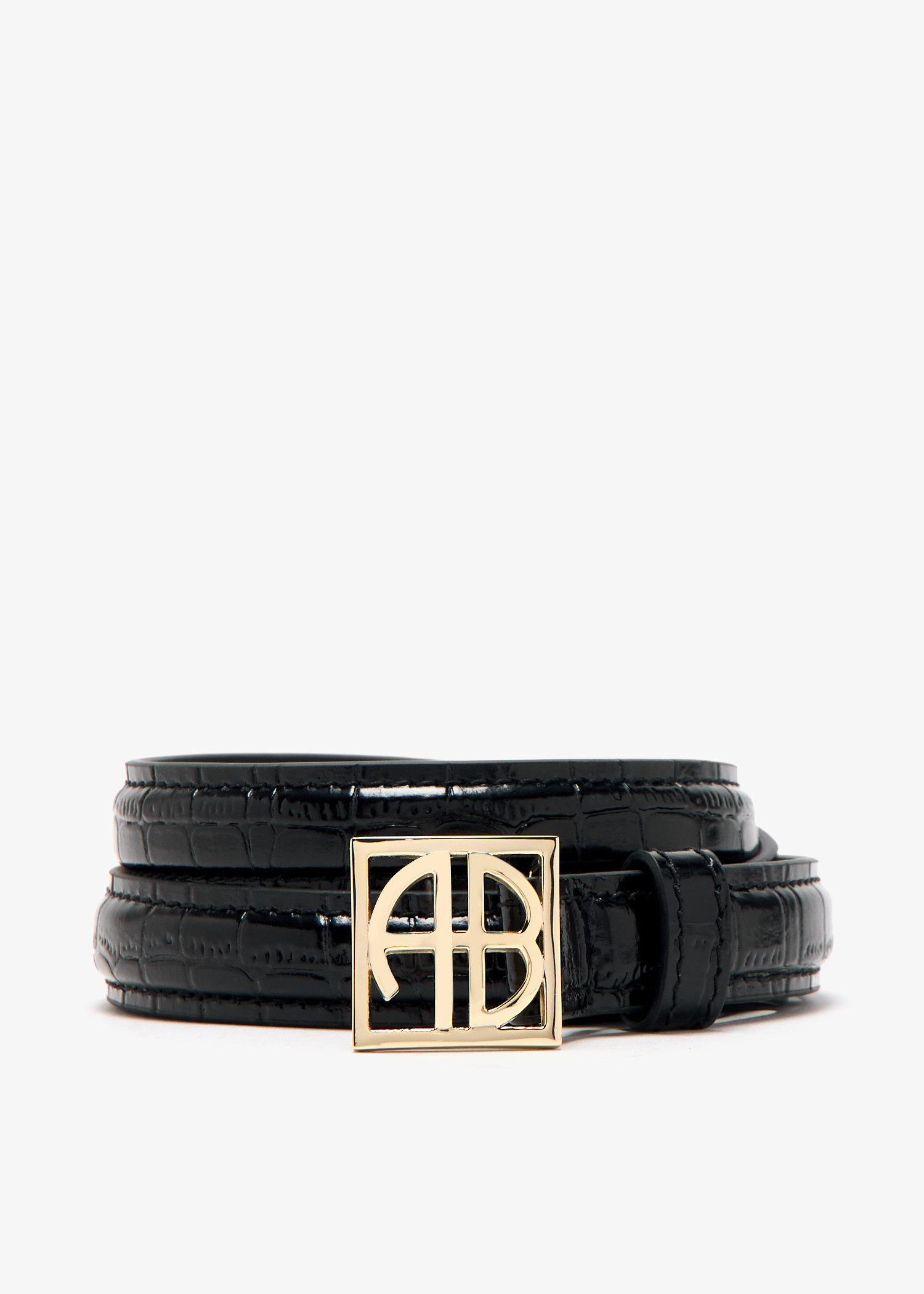 

Monogram belt, Black