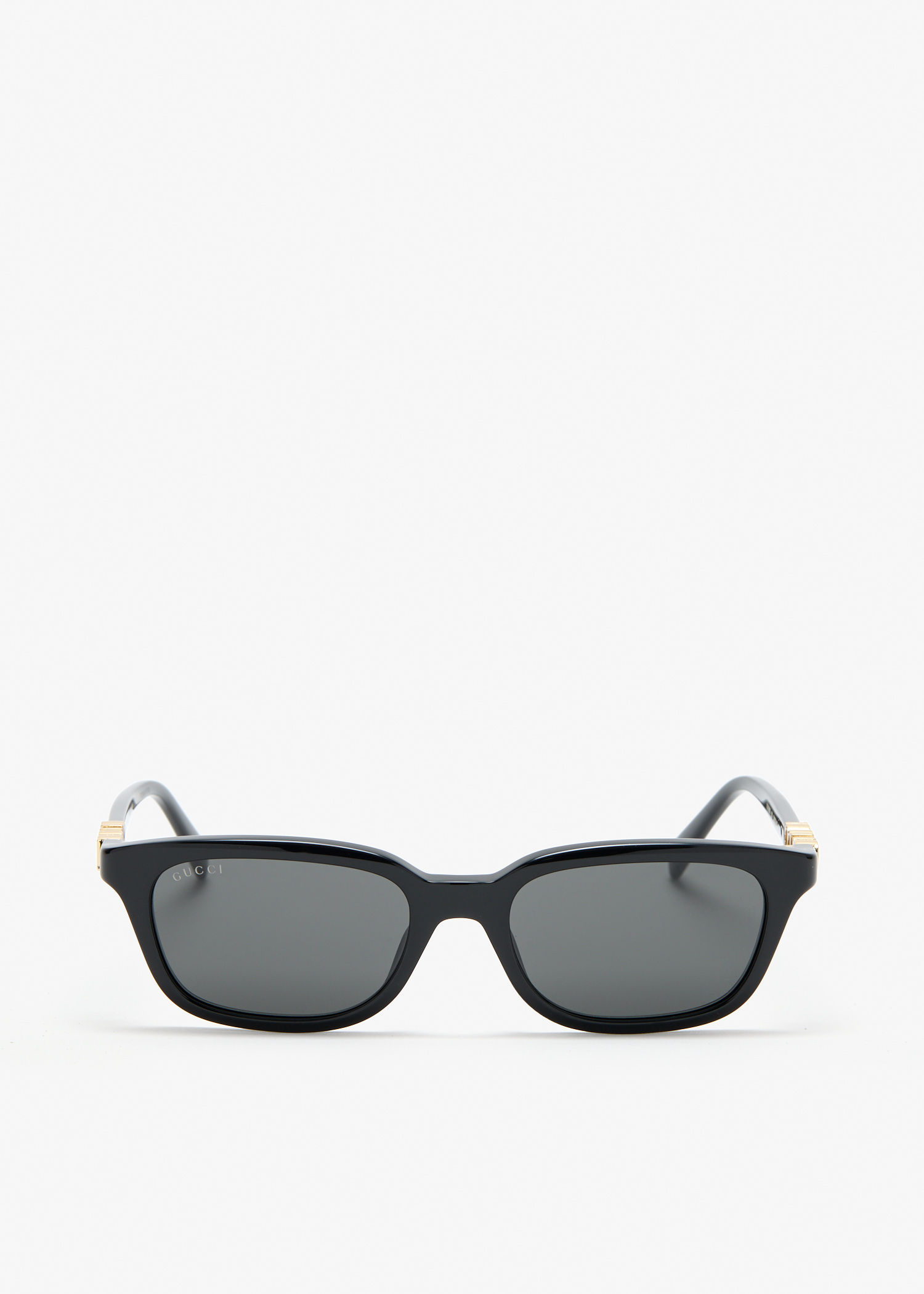 

Rectangular-frame sunglasses, Black