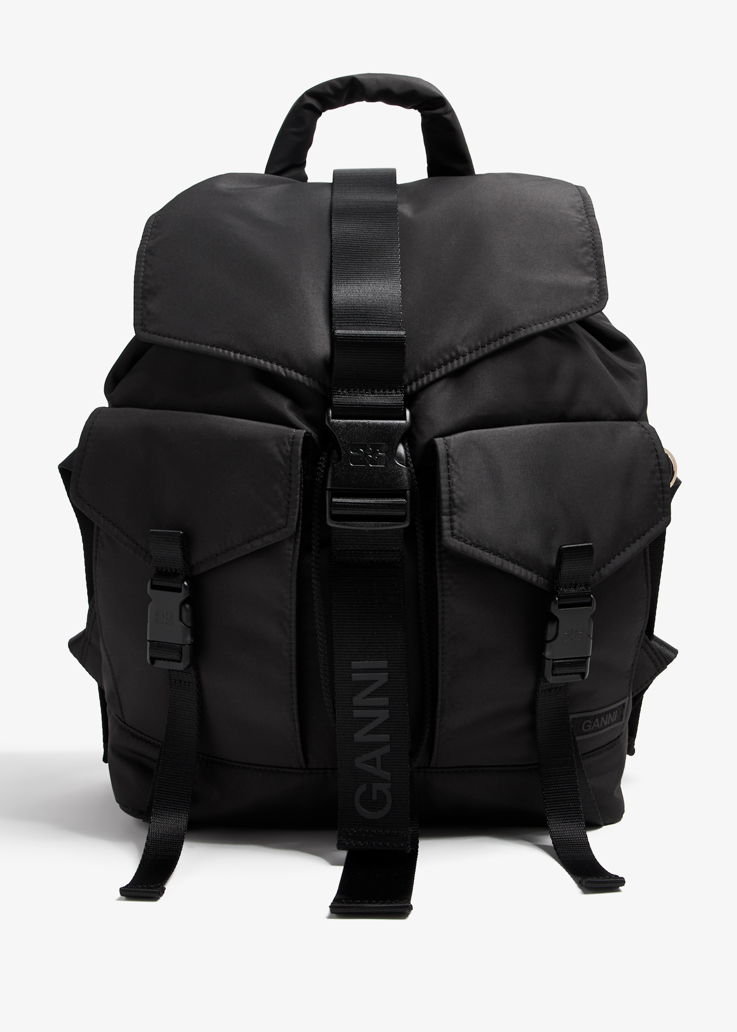 

Recycled tech backpack, Black
