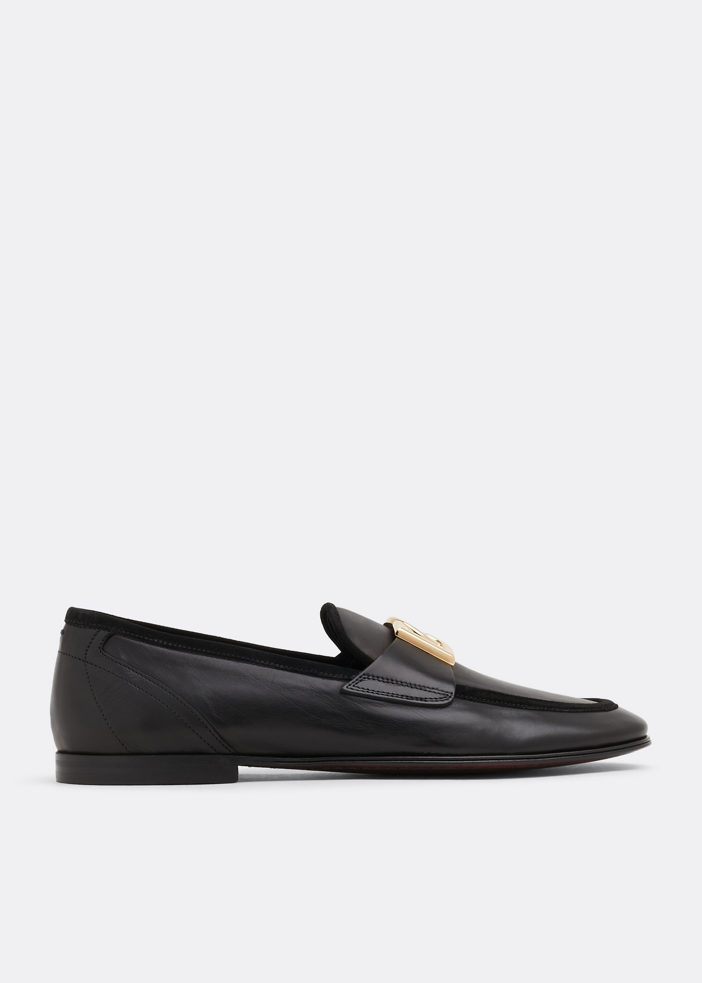 

Calfskin slippers, Black