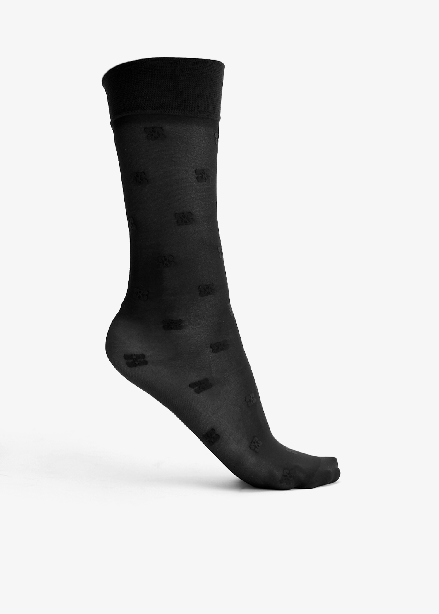 

Butterfly lace socks, Black
