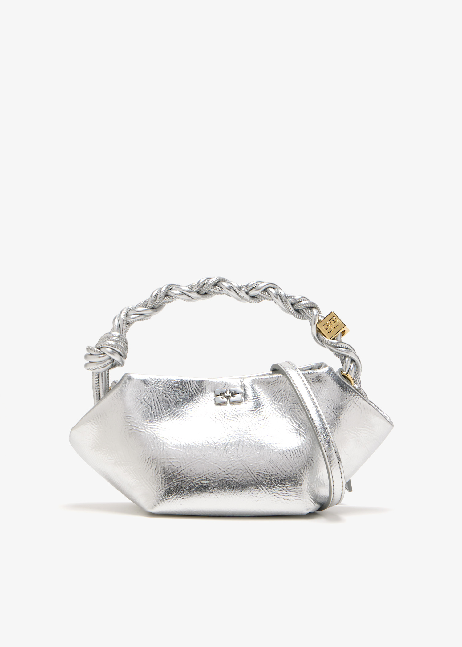 

Mini GANNI Bou bag, Silver