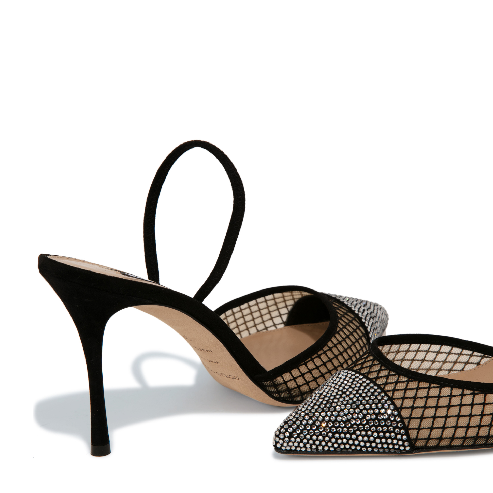 

Mesh mules, Black