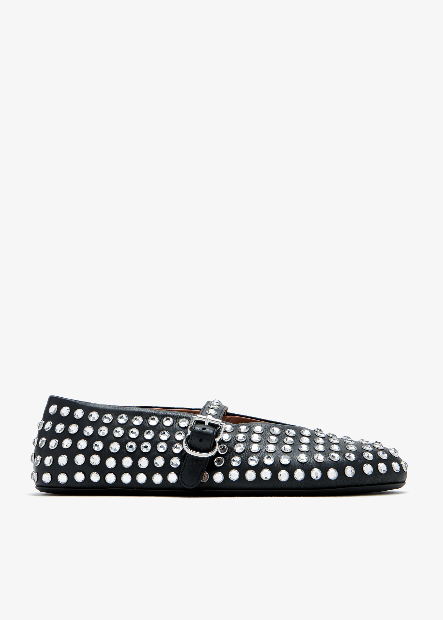 

Strass ballerinas, Black