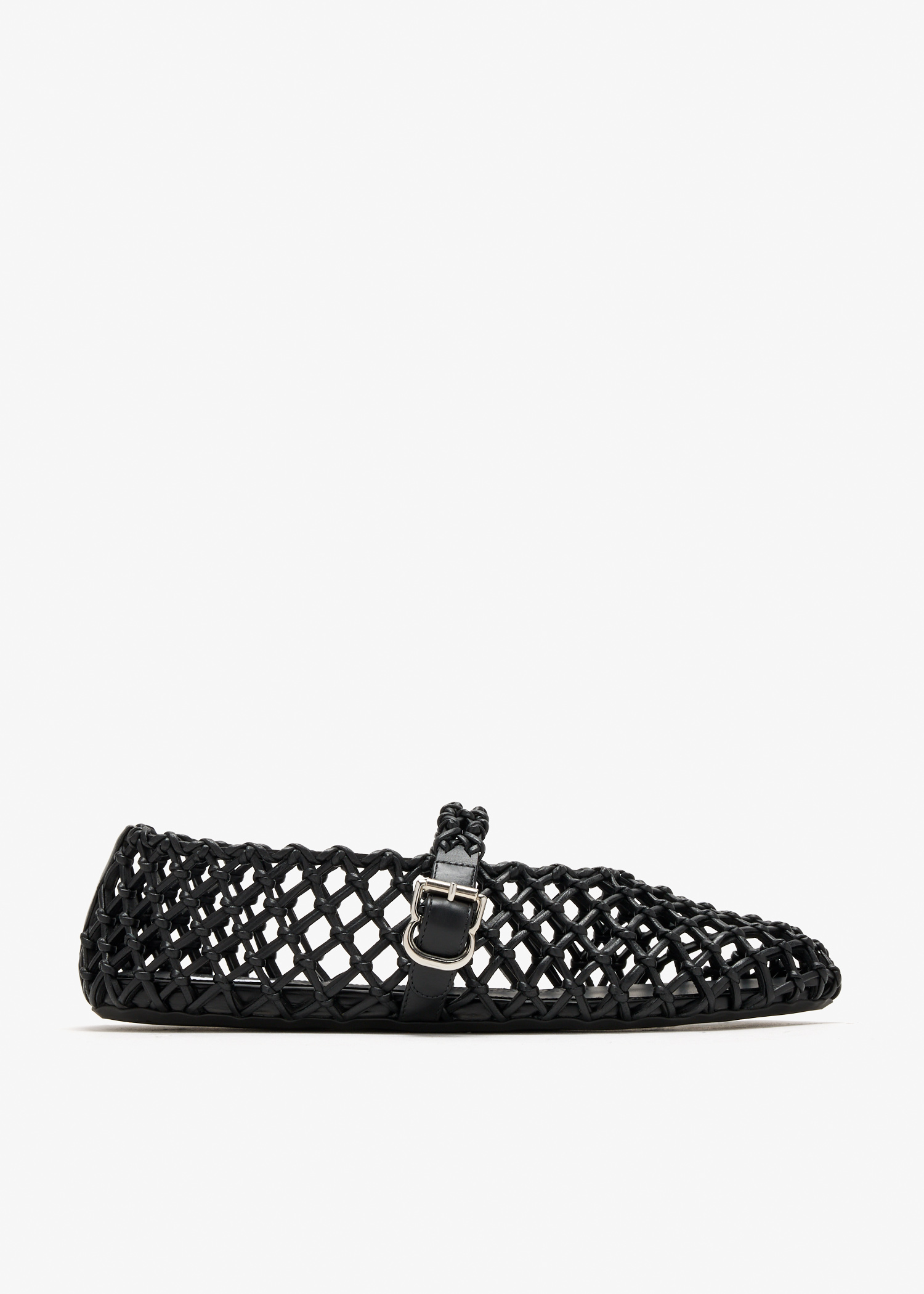 

La Ballerine braided ballerinas, Black
