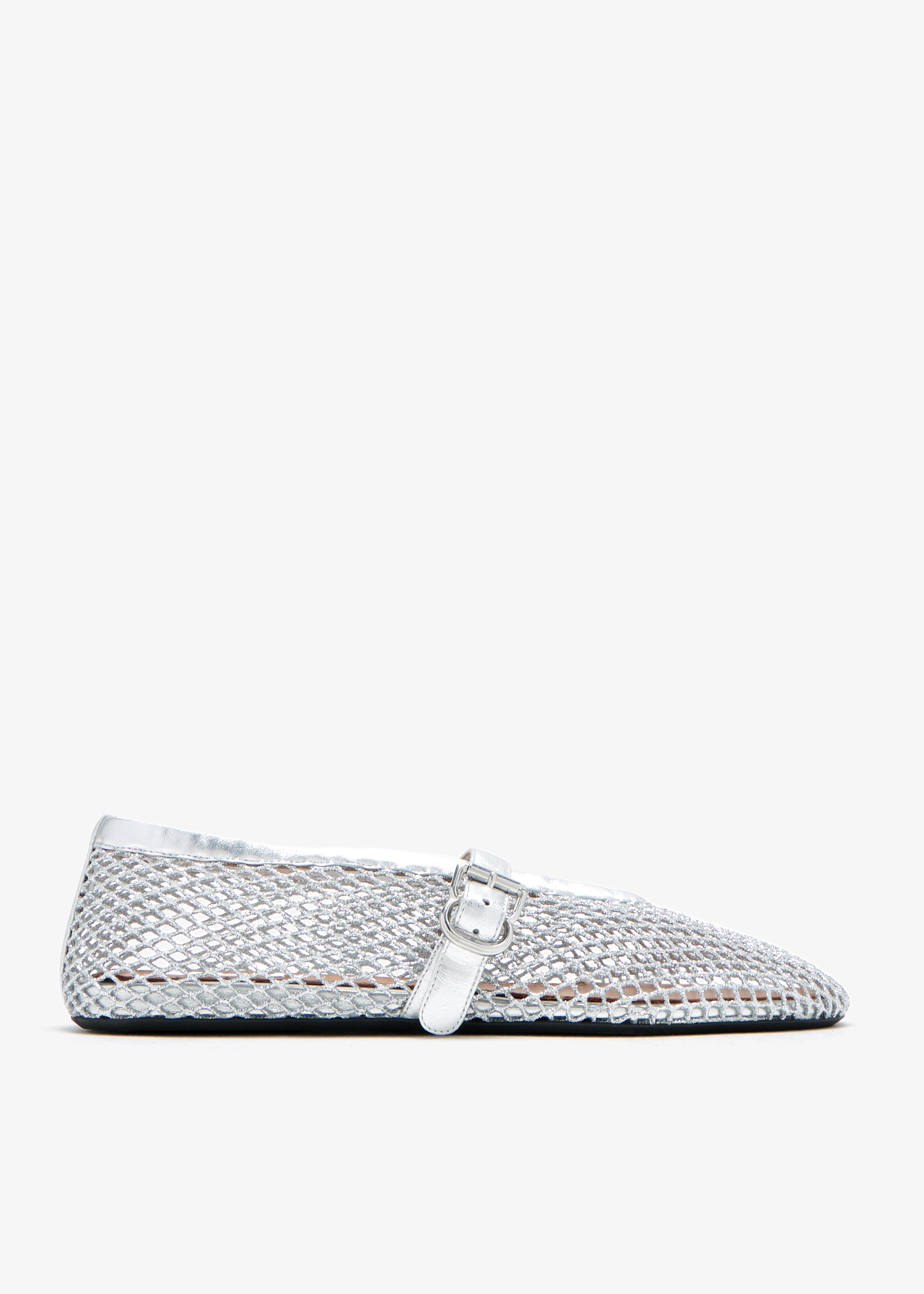 

Fishnet ballerinas, Silver