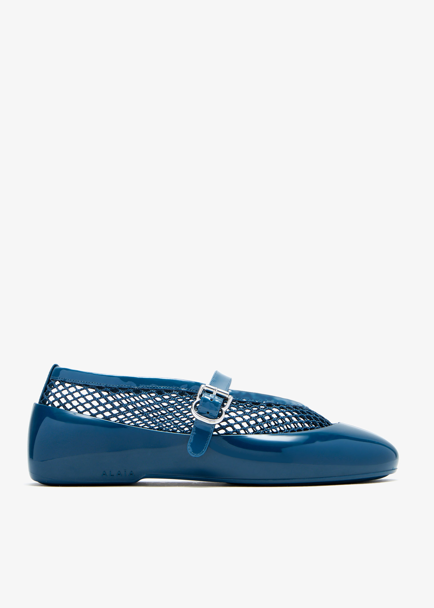 

Fishnet Rubber ballerinas, Blue