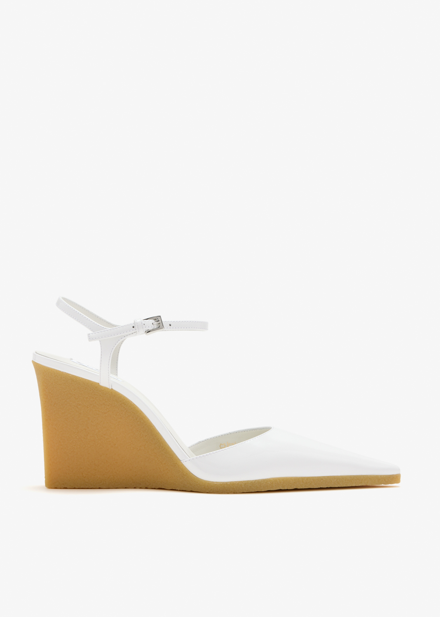 

Wedge pumps, White