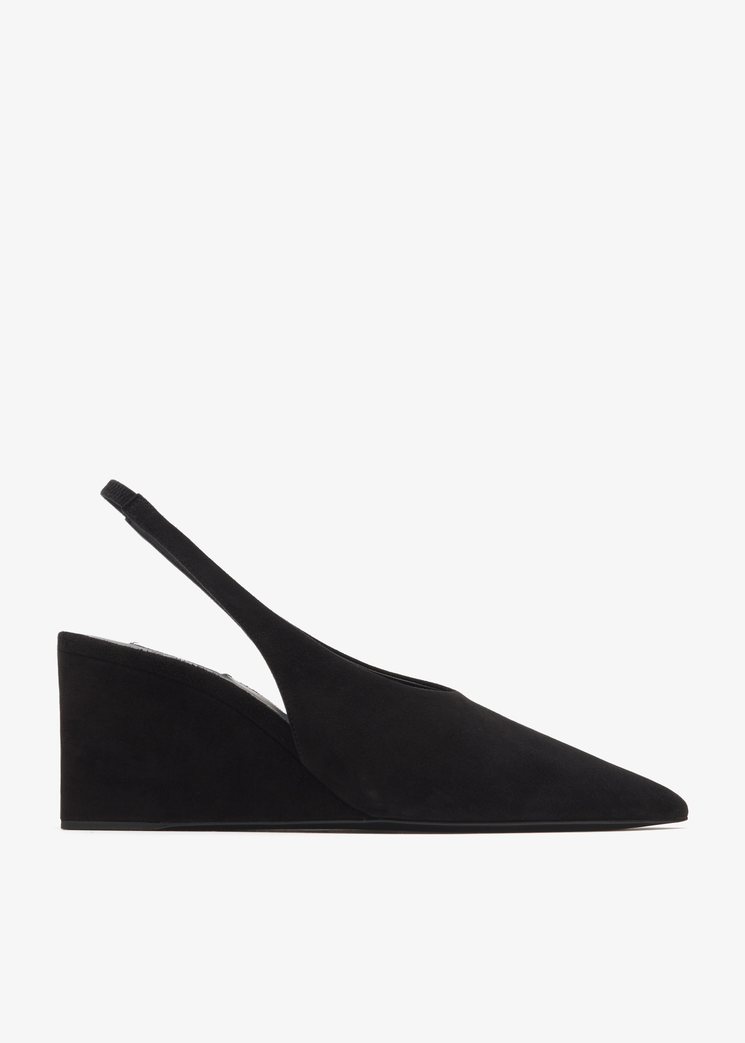 

Cube slingback pumps, Black