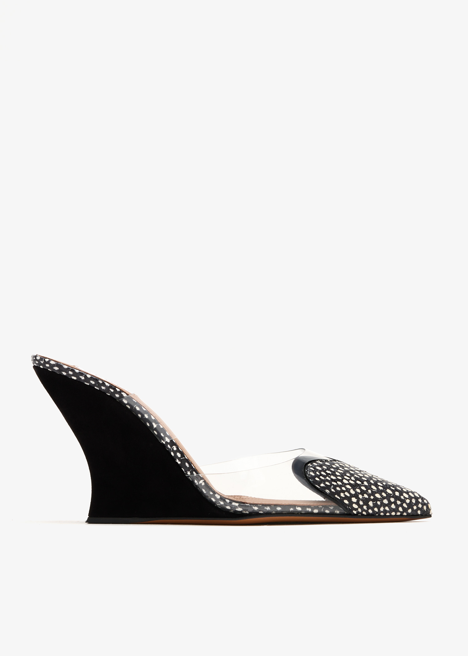

Le Cœur wedge mules, Animal printed