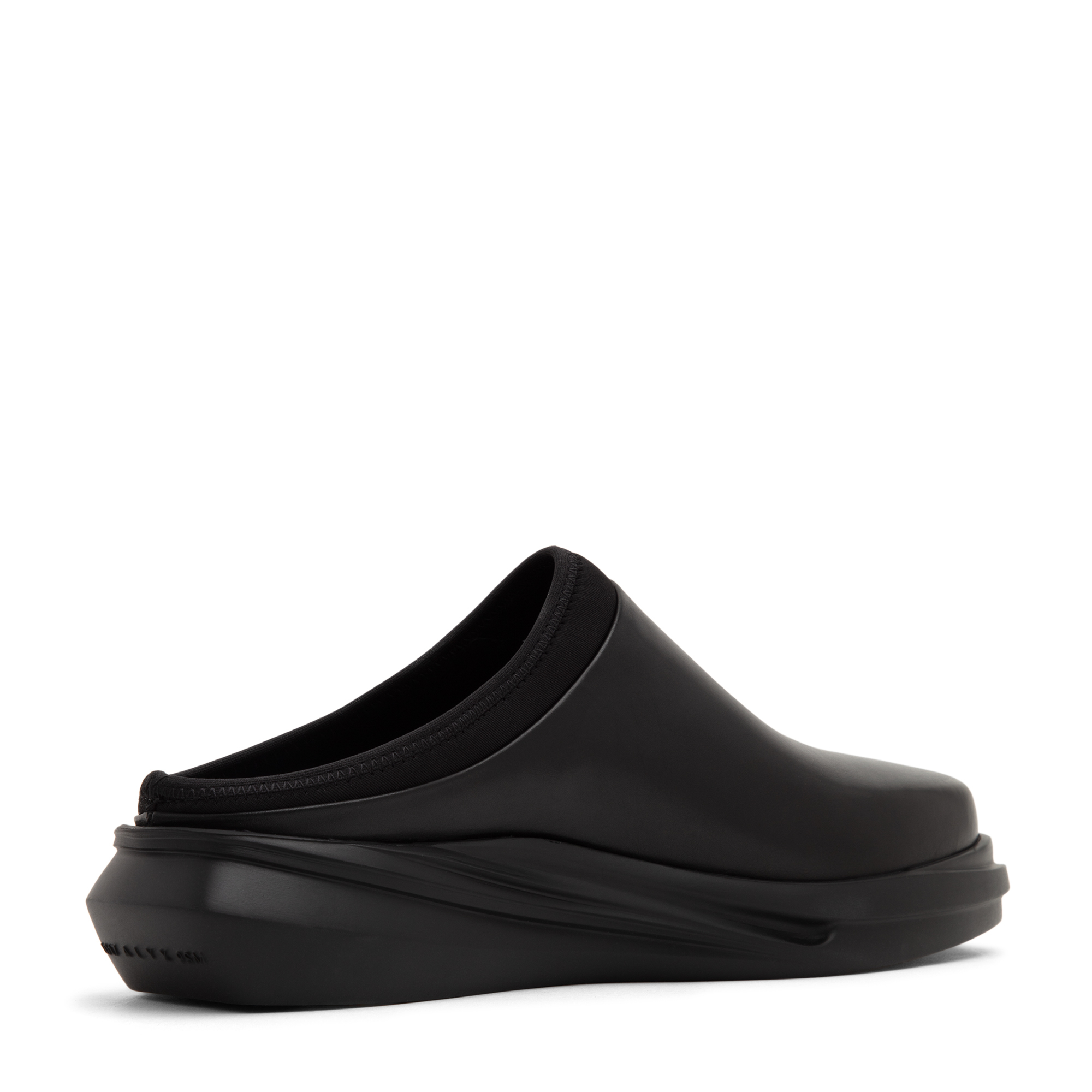 

Leather Mono slippers, Black