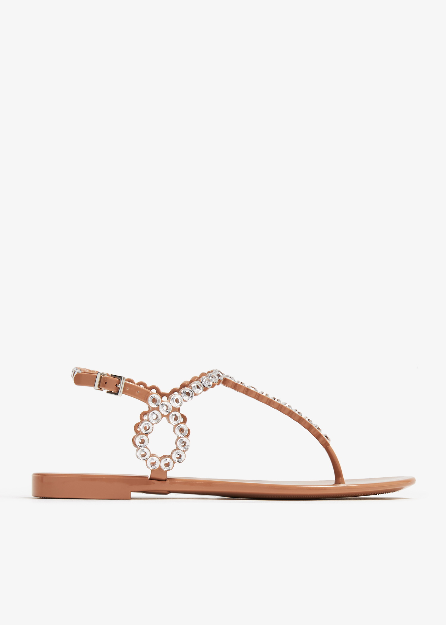 

Almost Bare crystal jelly sandals, Pink