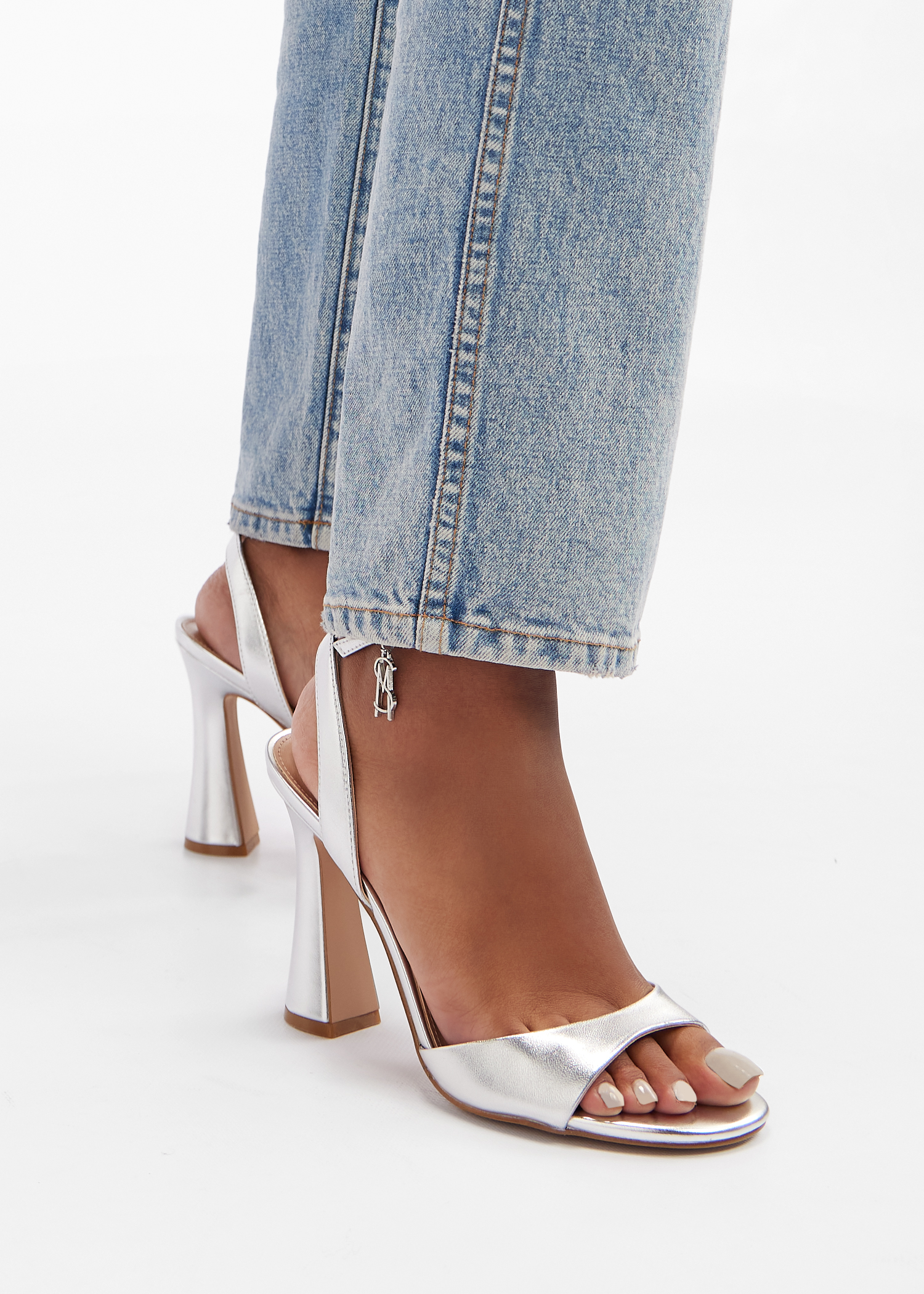 

After Party sandals, Silver