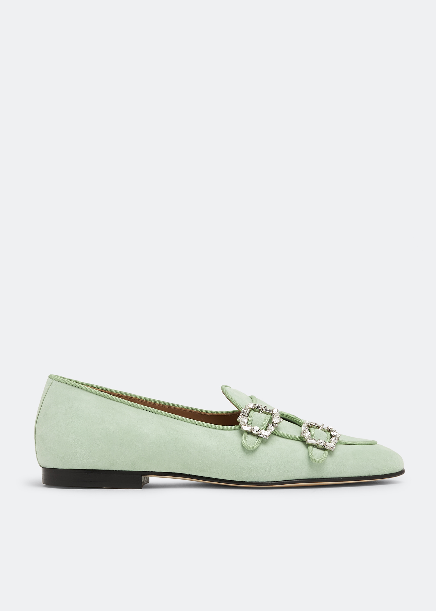 

Brera crystal loafers, Green