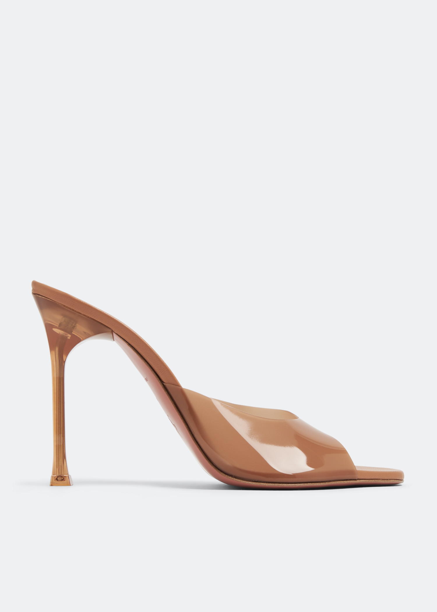 

Alexa glass mules, Beige