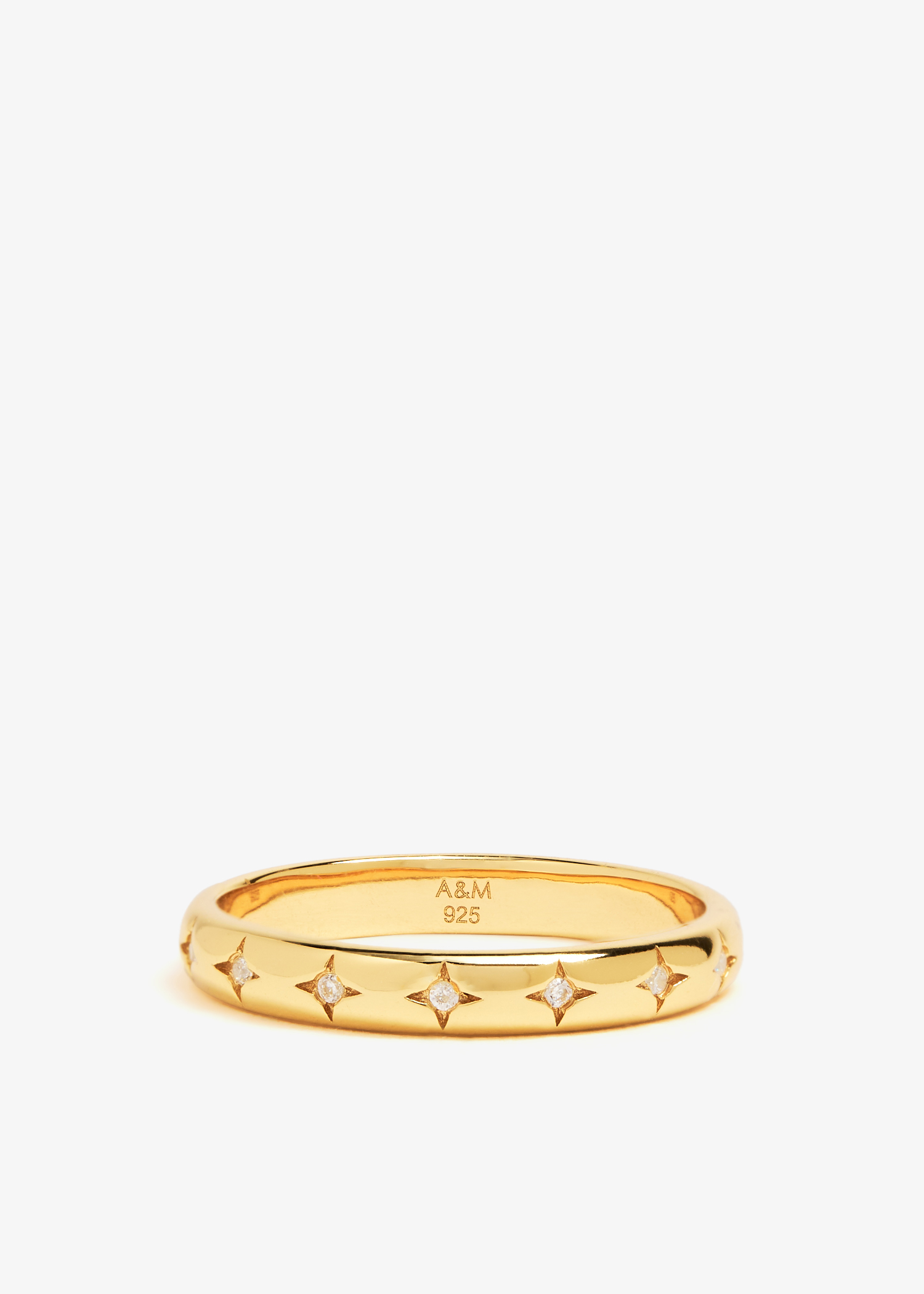 

Cosmic Star band ring, Gold