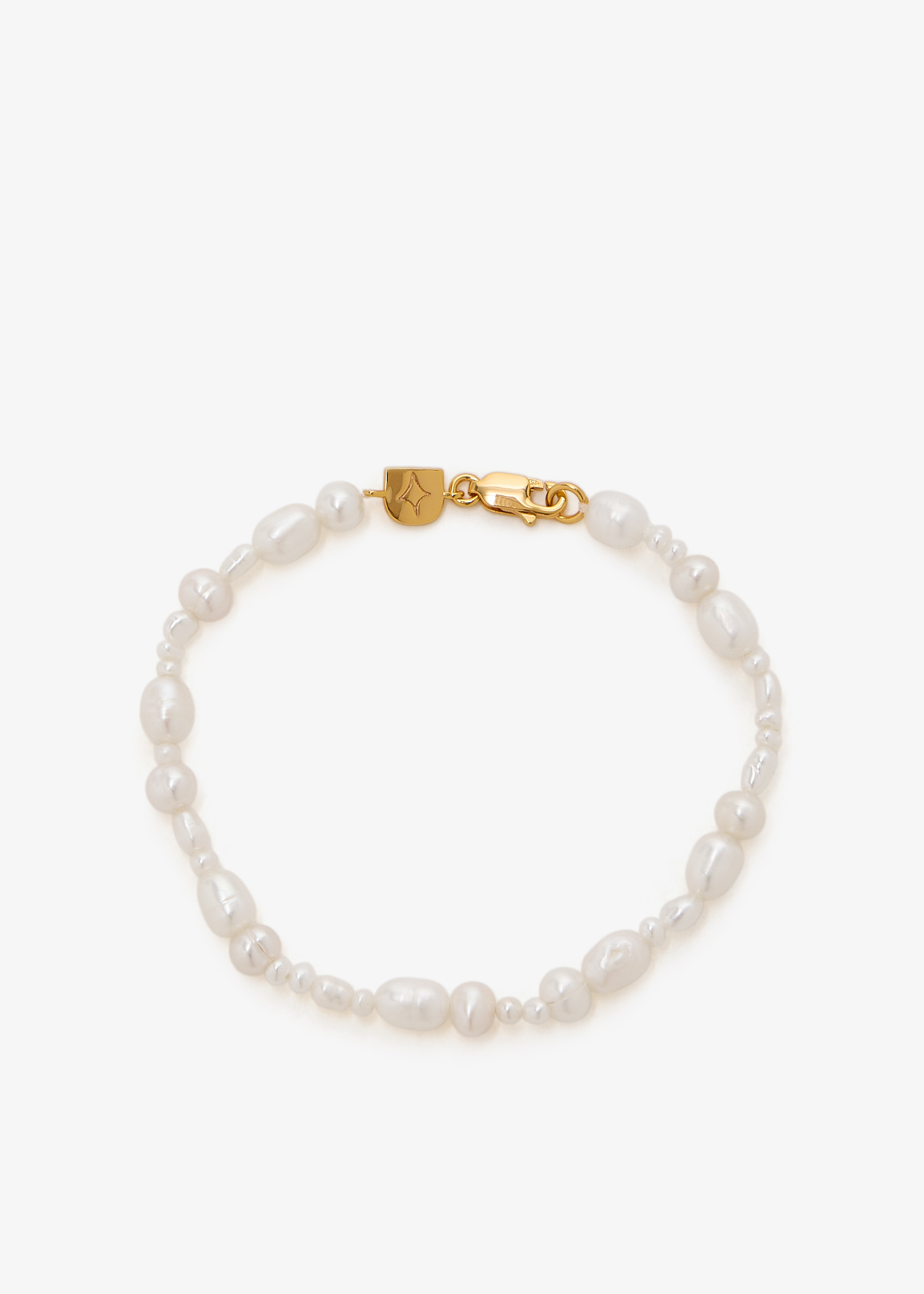 

Serenity Pearl beaded bracelet, White