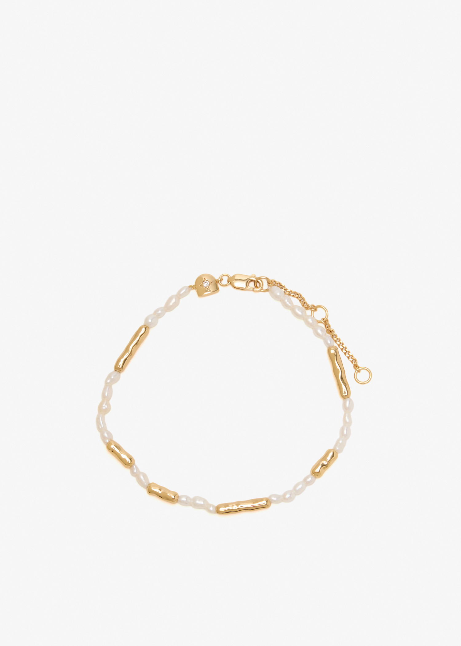 

Pearl Molten bracelet, Gold