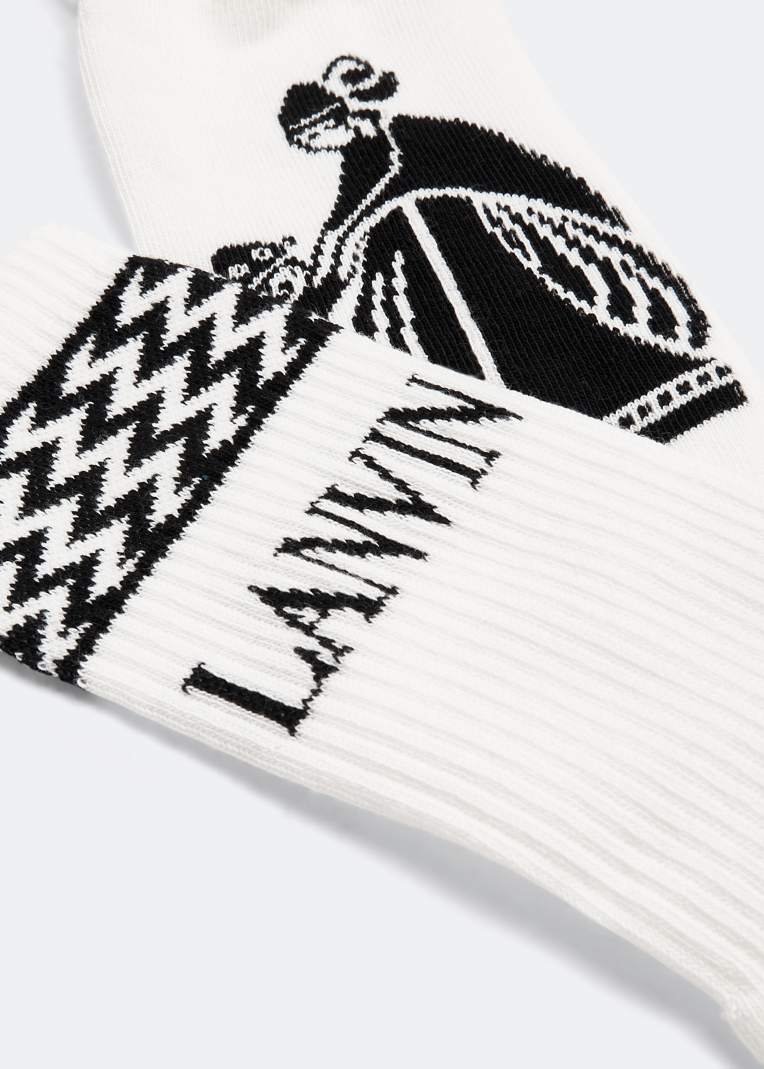

Curb Lanvin socks, White
