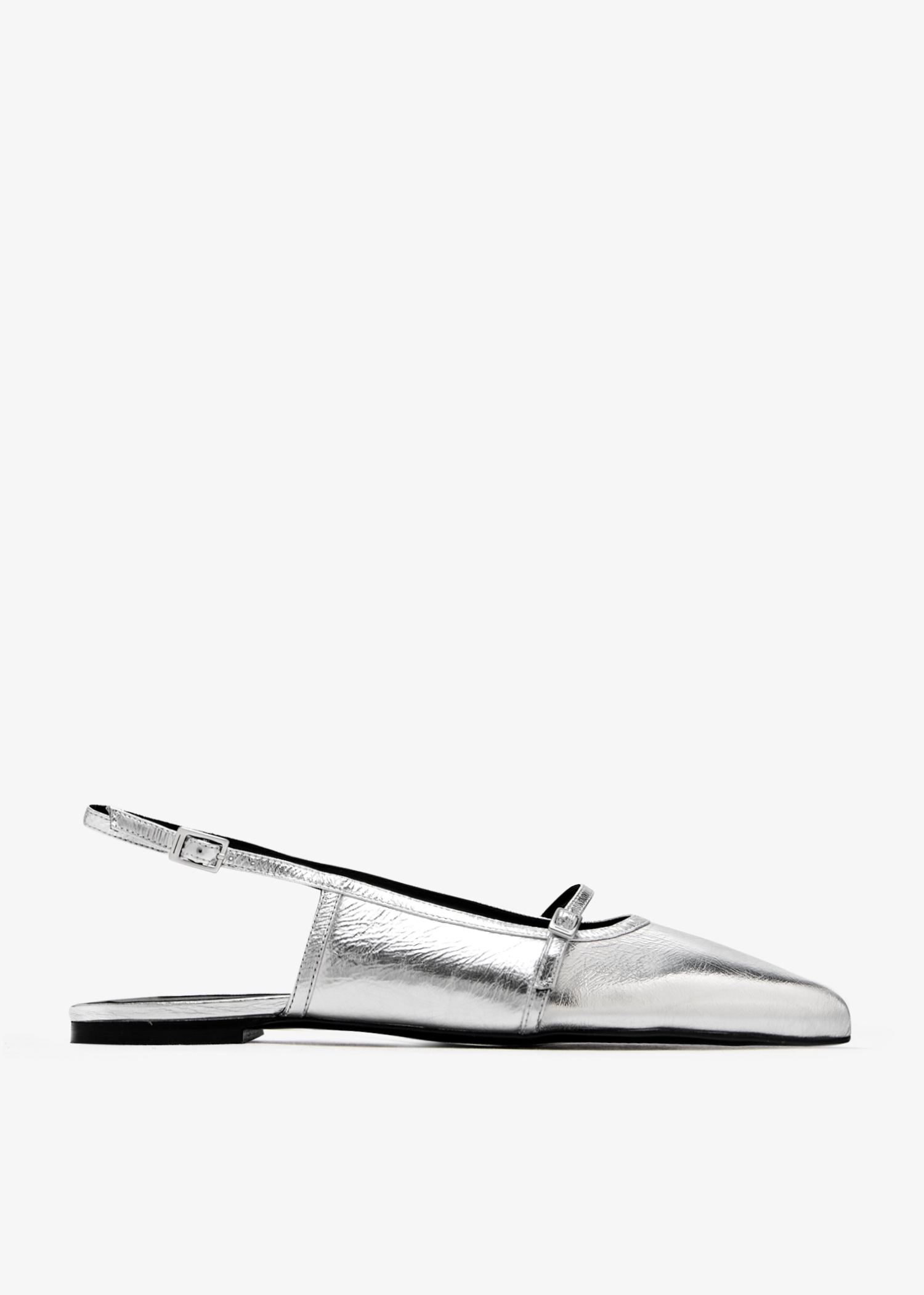 

Anabelle slingback flats, Silver