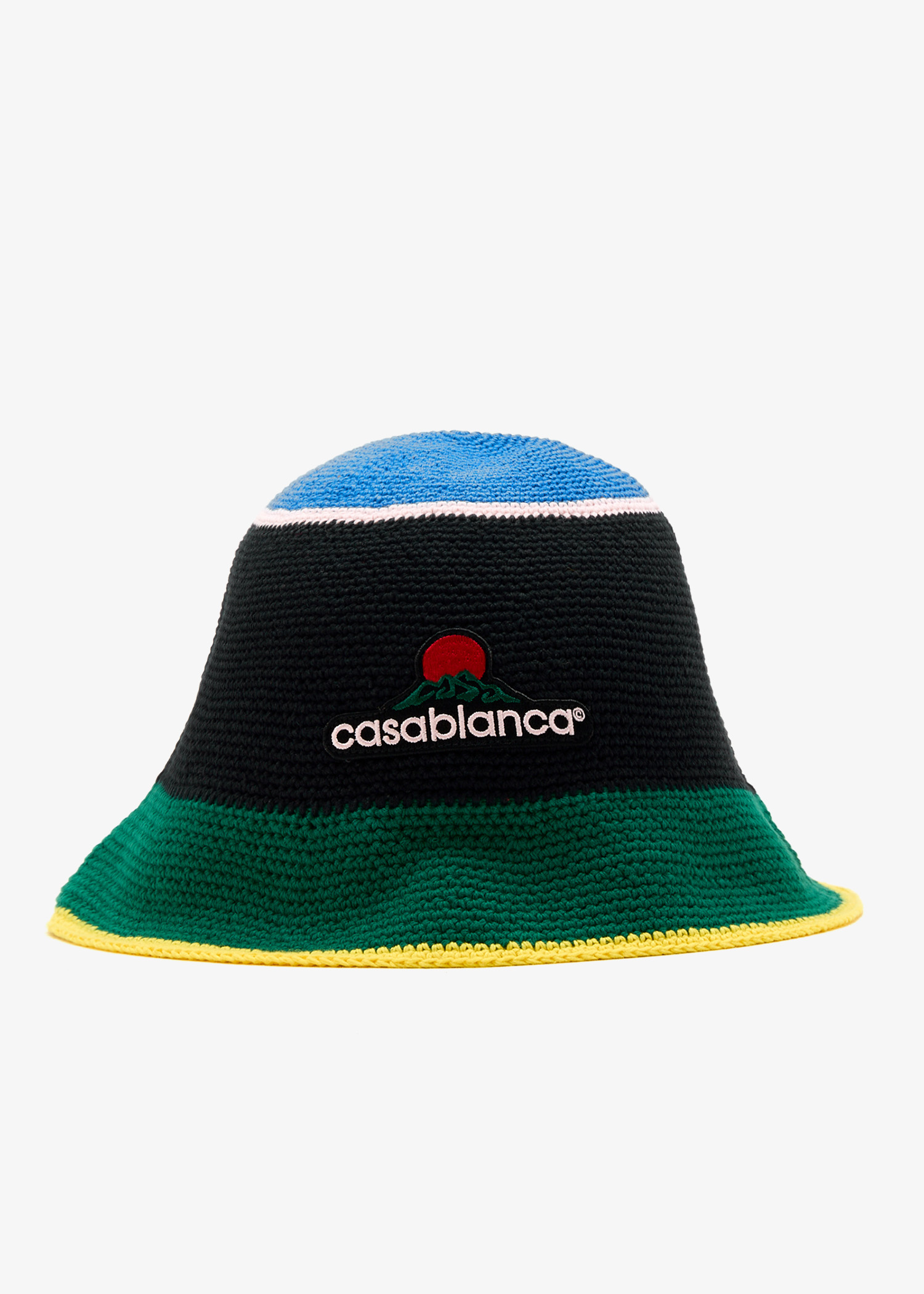 

Logo-embroidered Crochet hat, Multicolored