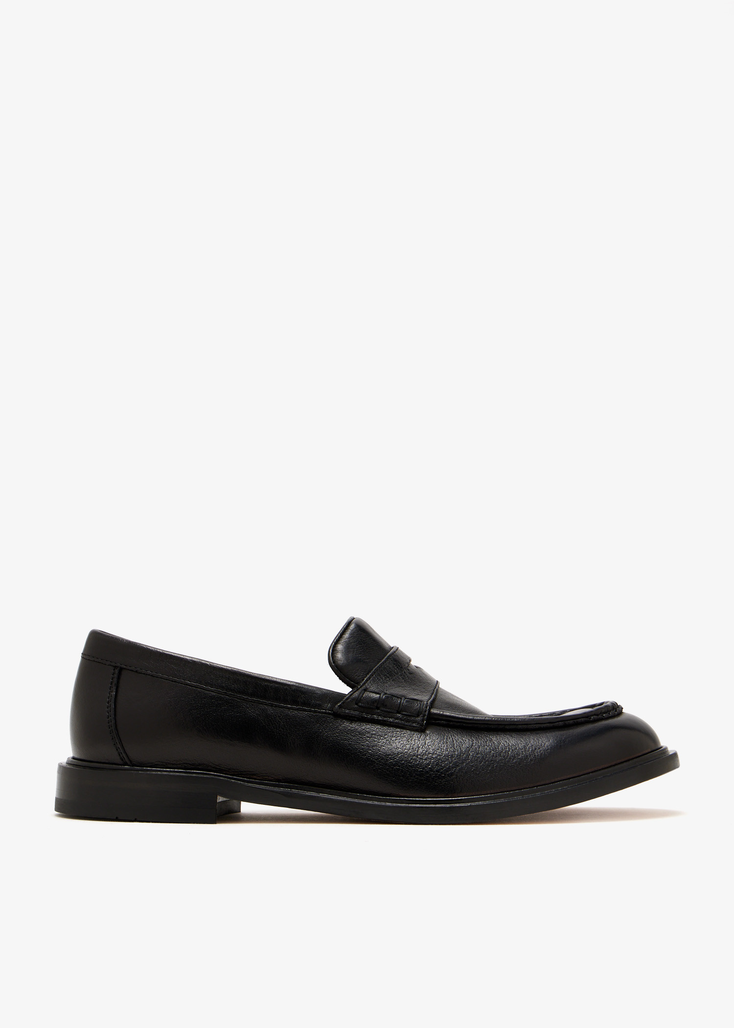 

Leather loafers, Black