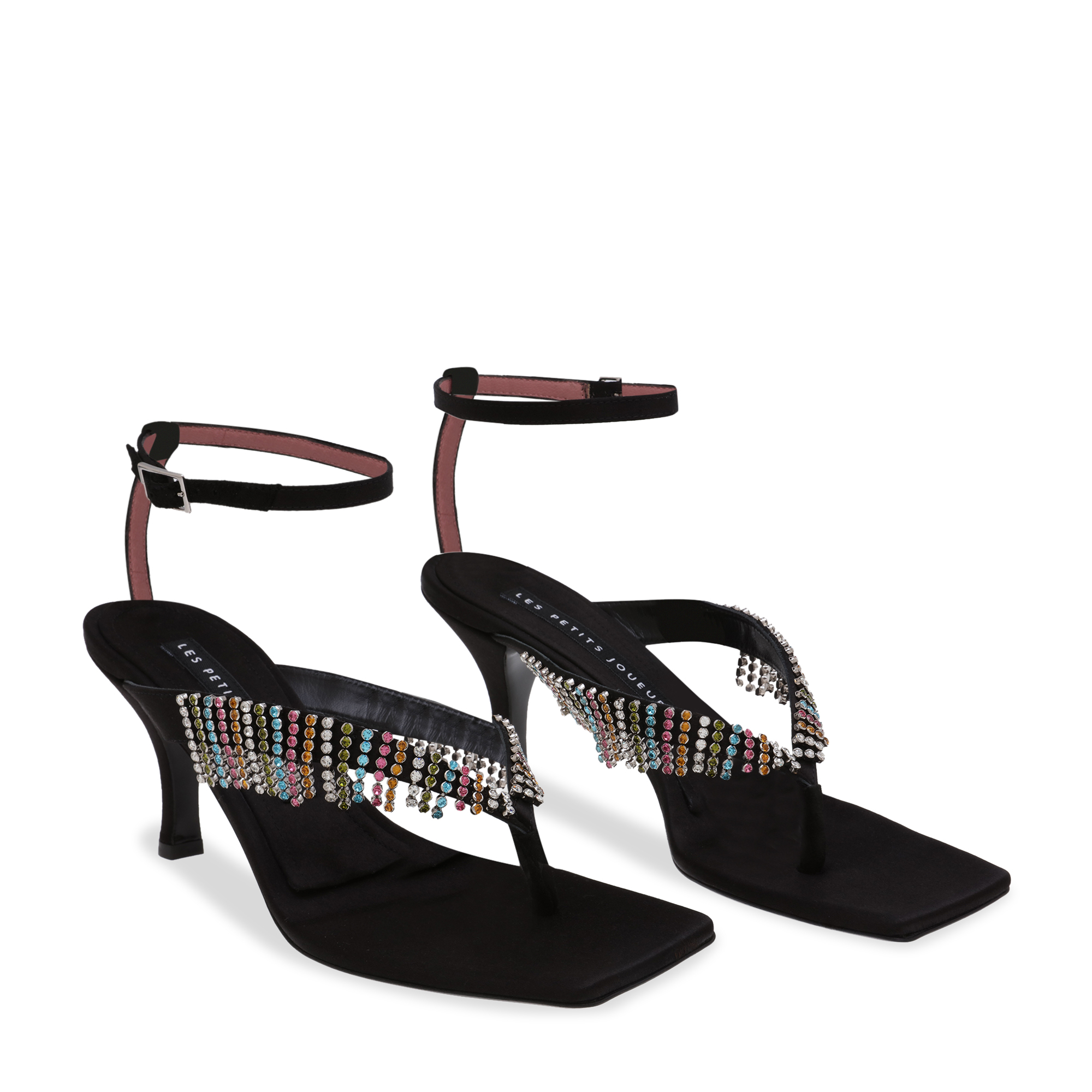 

Ardith crystal sandals, Black