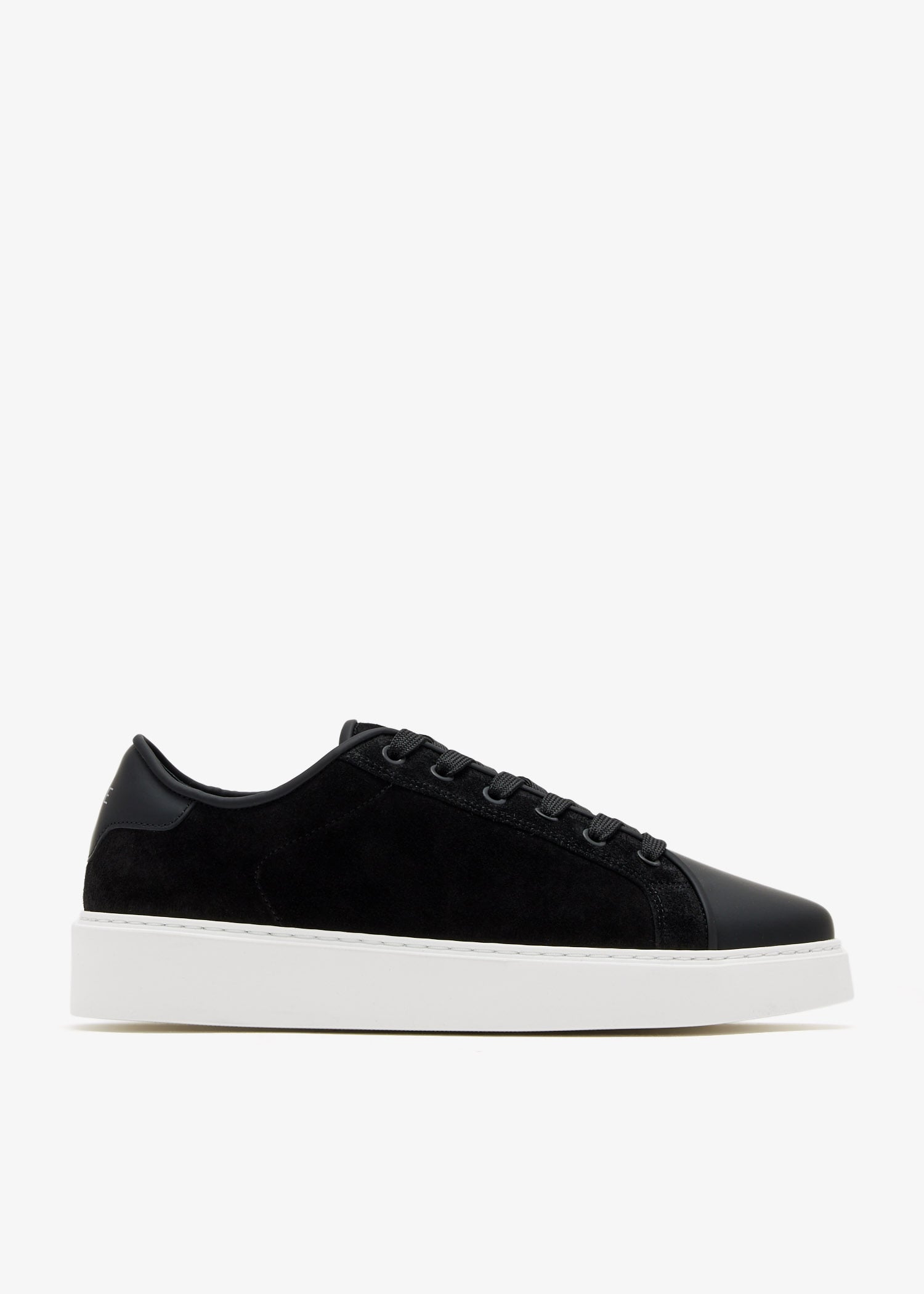 

Mid Leather Toe Cap sneakers, Black