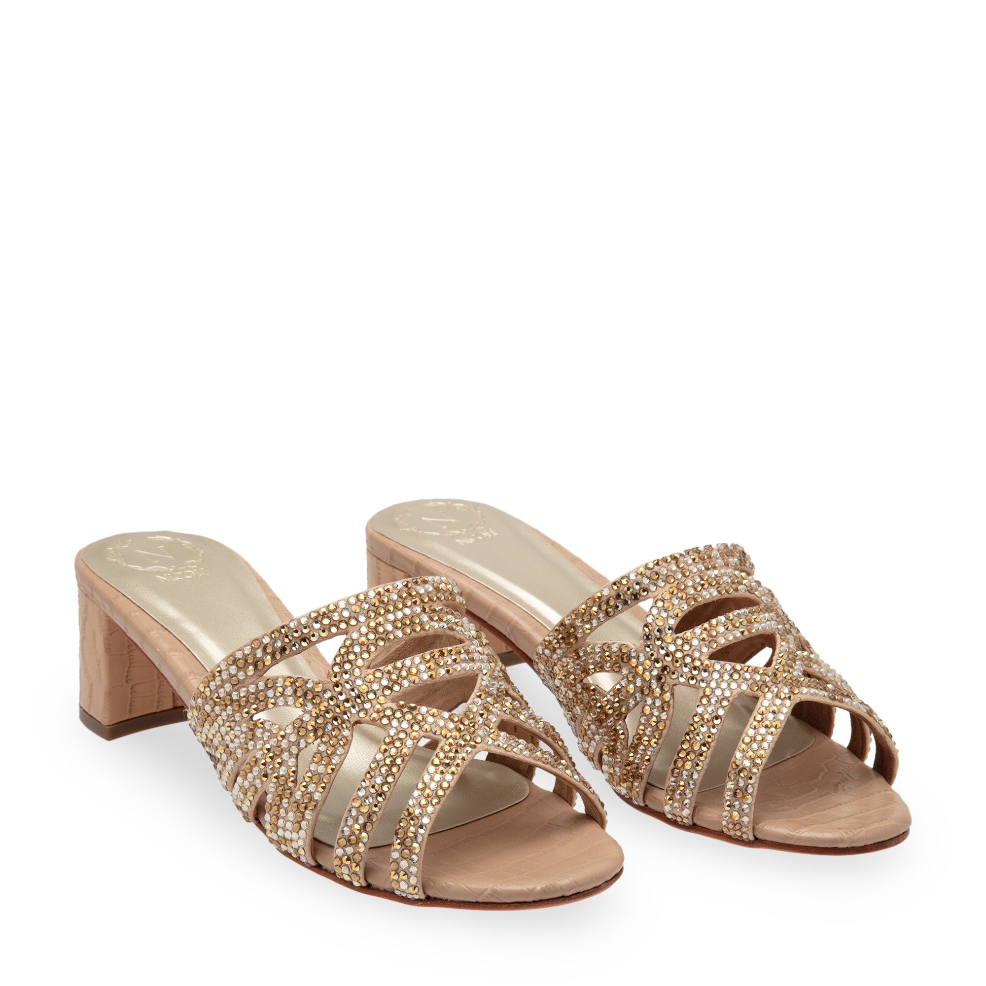 

Ashita sandals, Gold