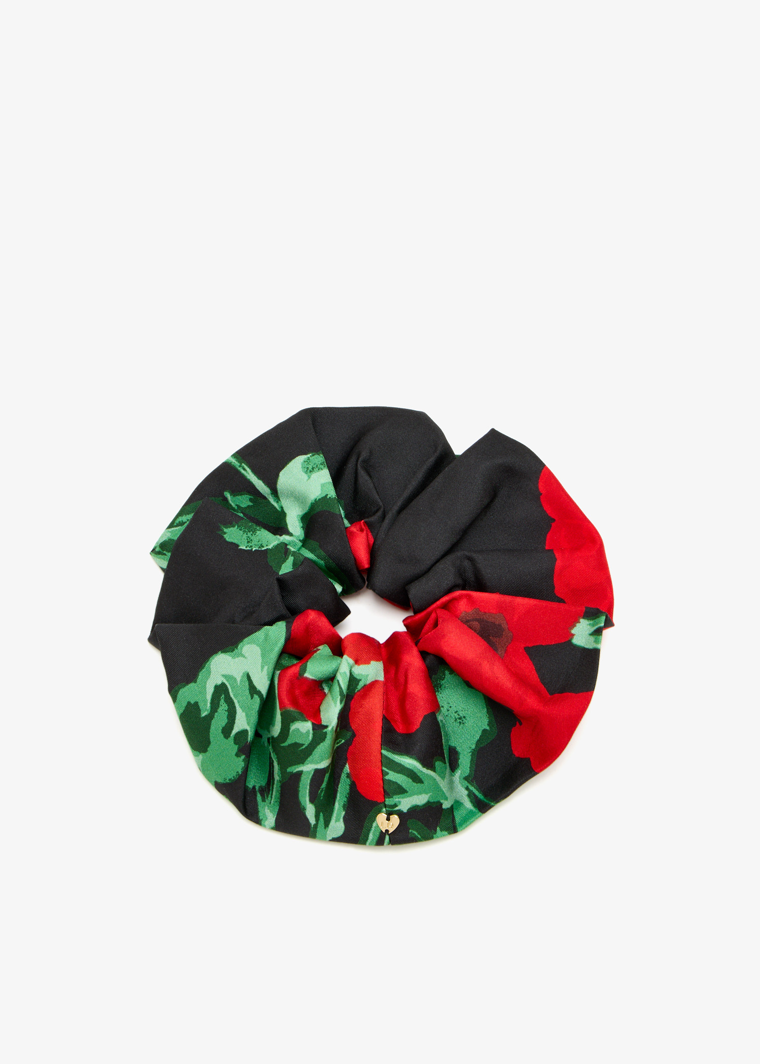 

Astrid silk scrunchie, Black
