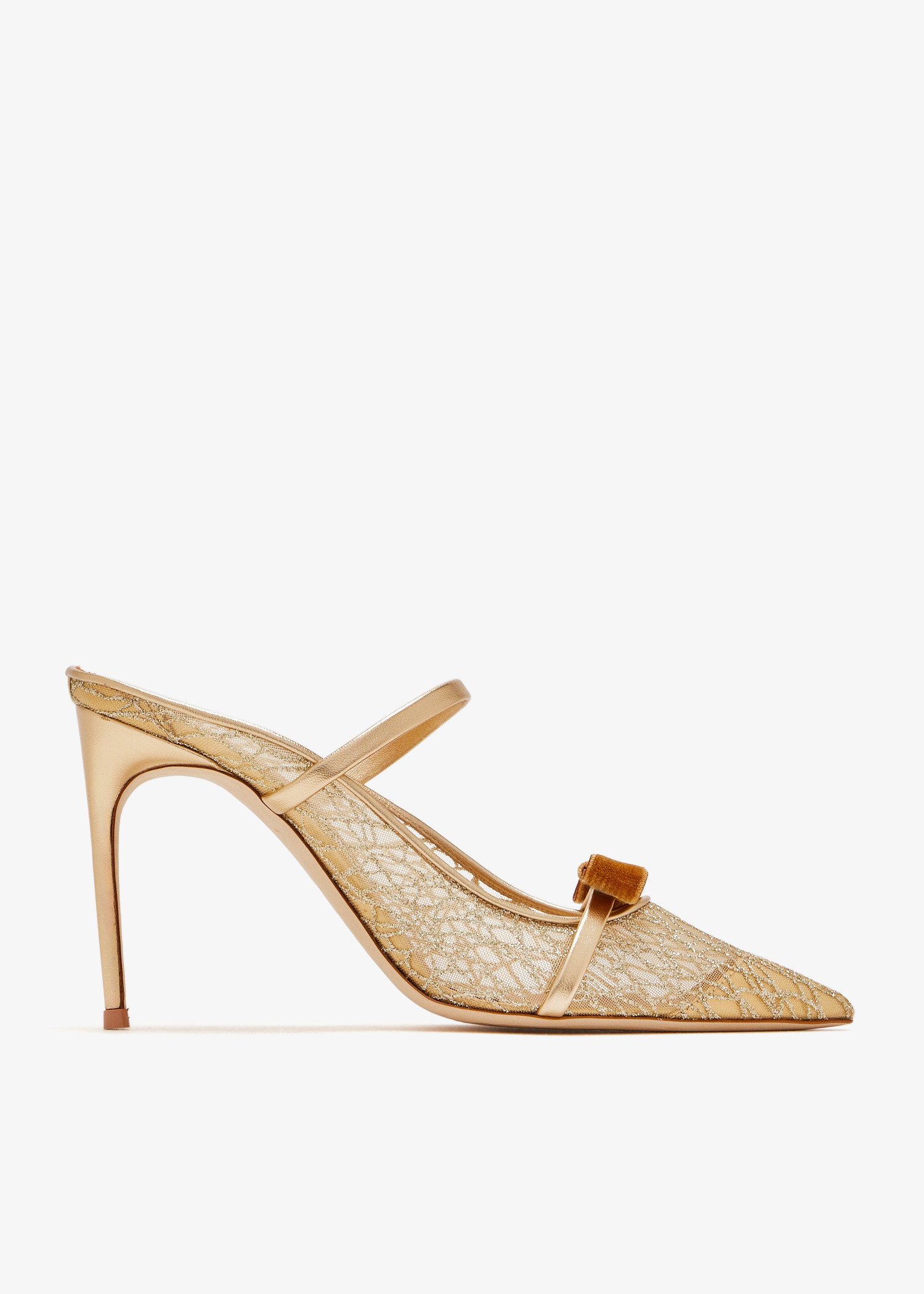 

Aurora 90 mules, Gold