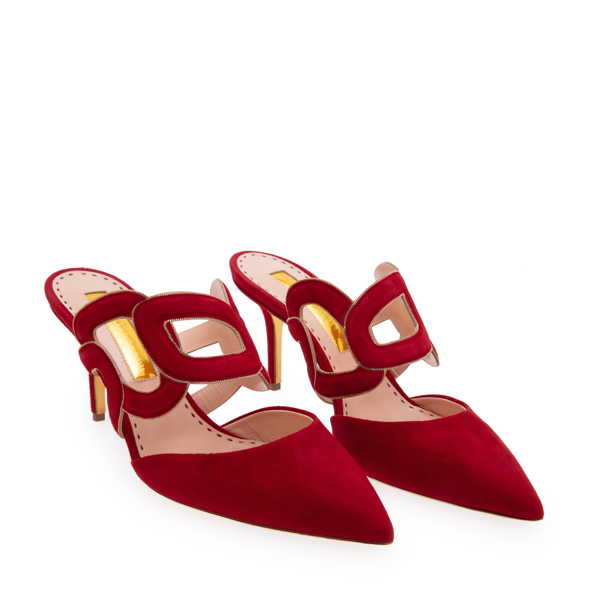 

Mannequin mules, Red