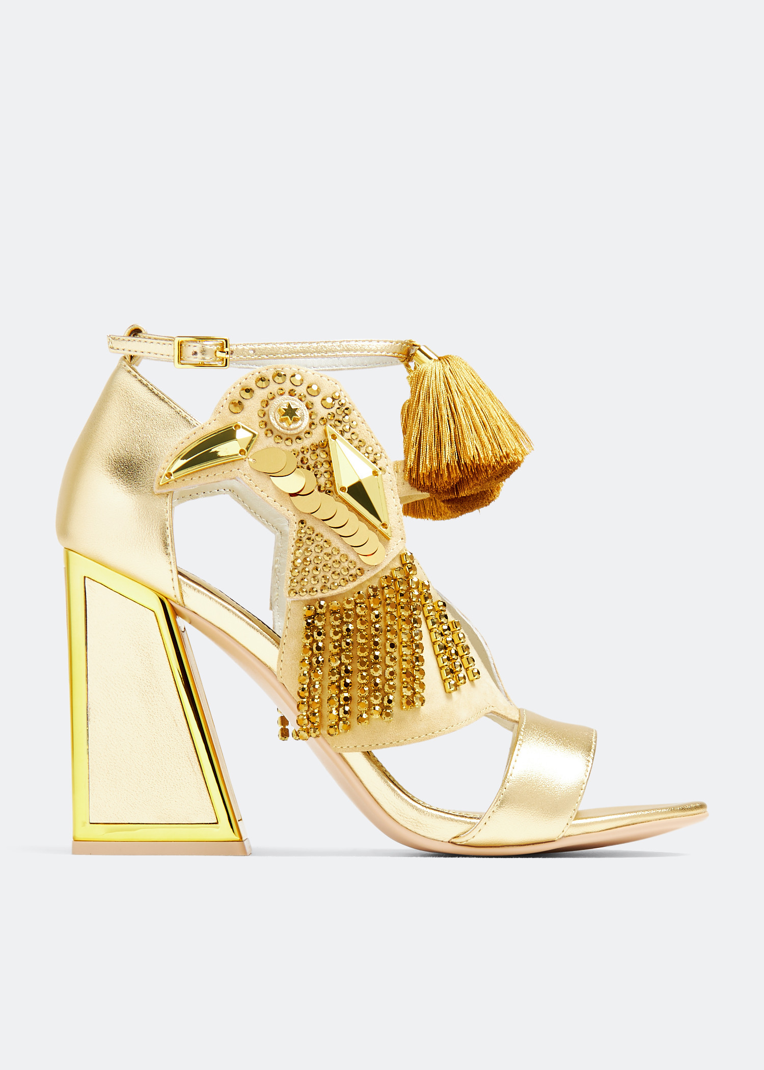 

Aya sandals, Gold