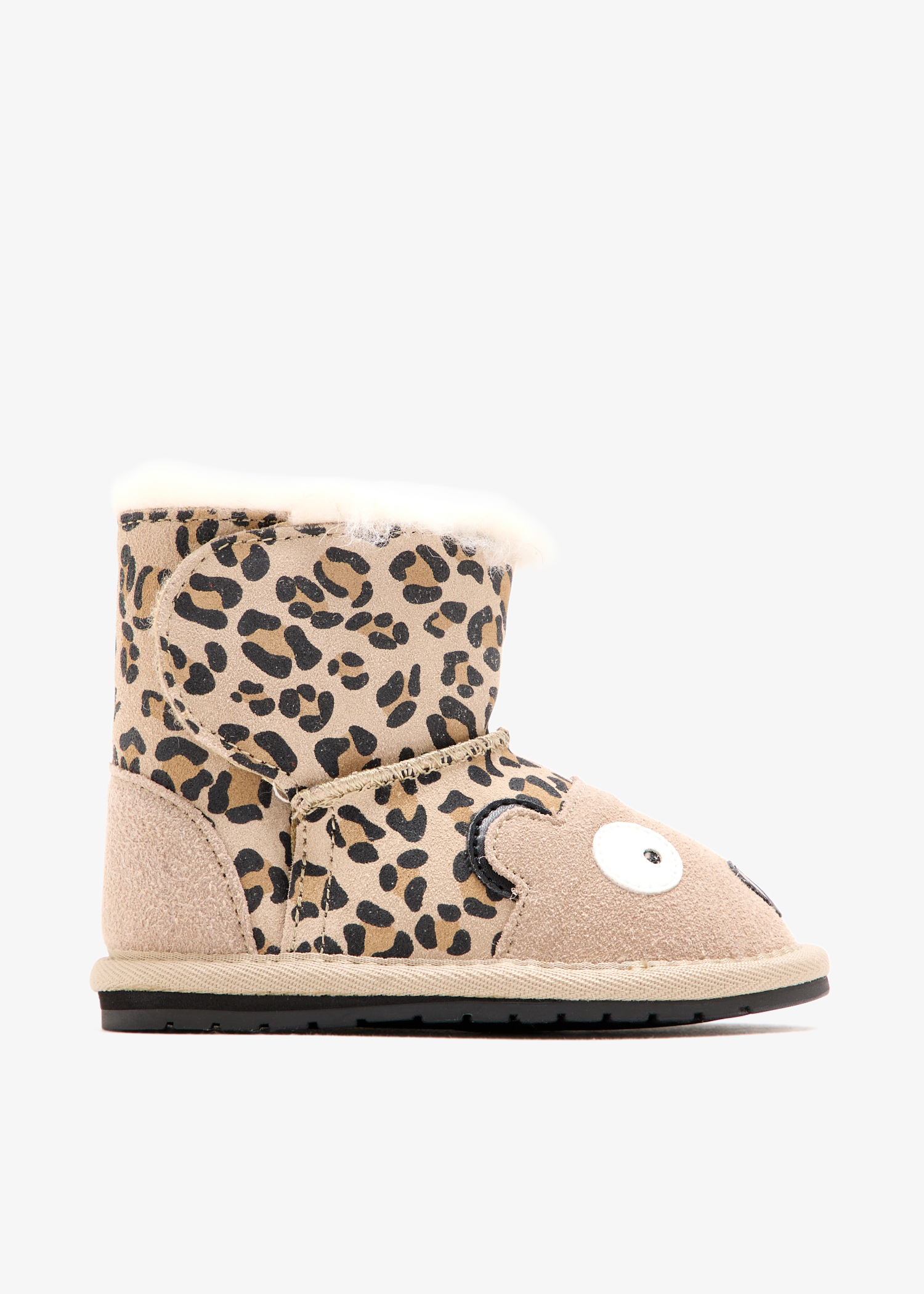 

Cheetah walker boots, Beige