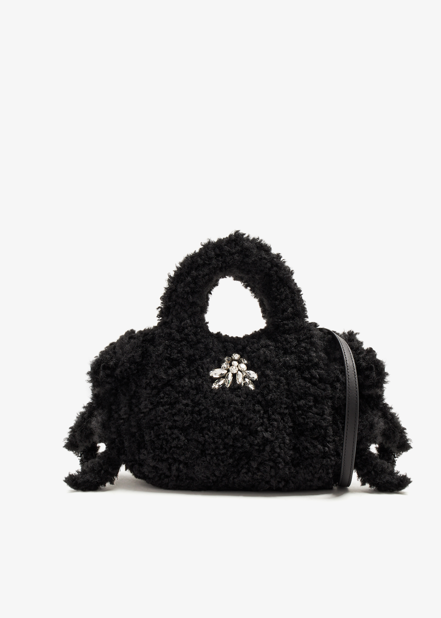 

Embellished Baby Egg mini tote bag, Black