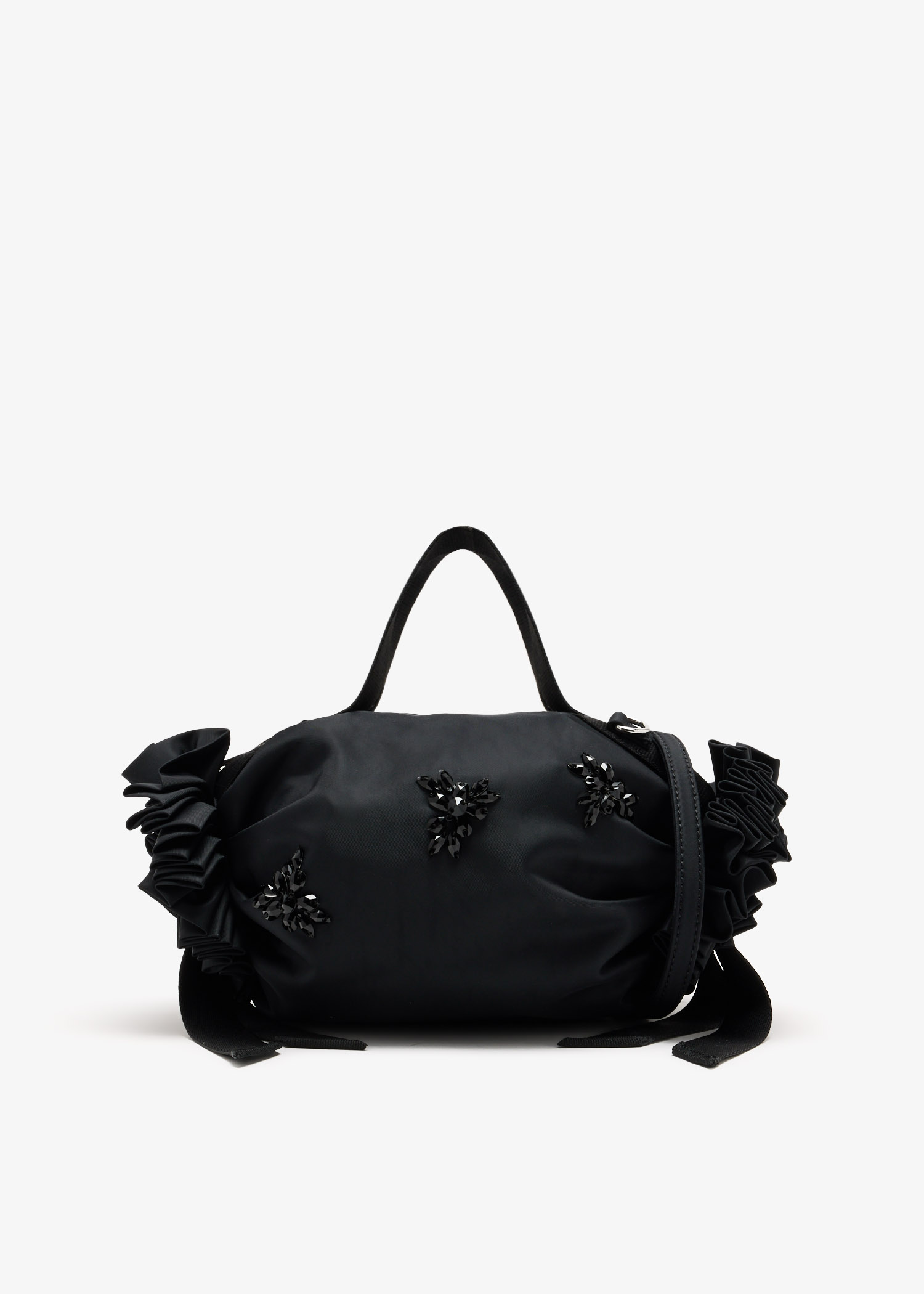 

Mini rosette bag, Black