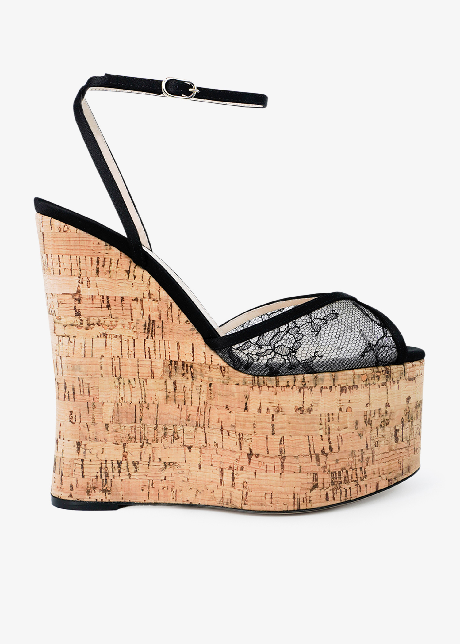 

Bardot 150 wedge sandals, Black