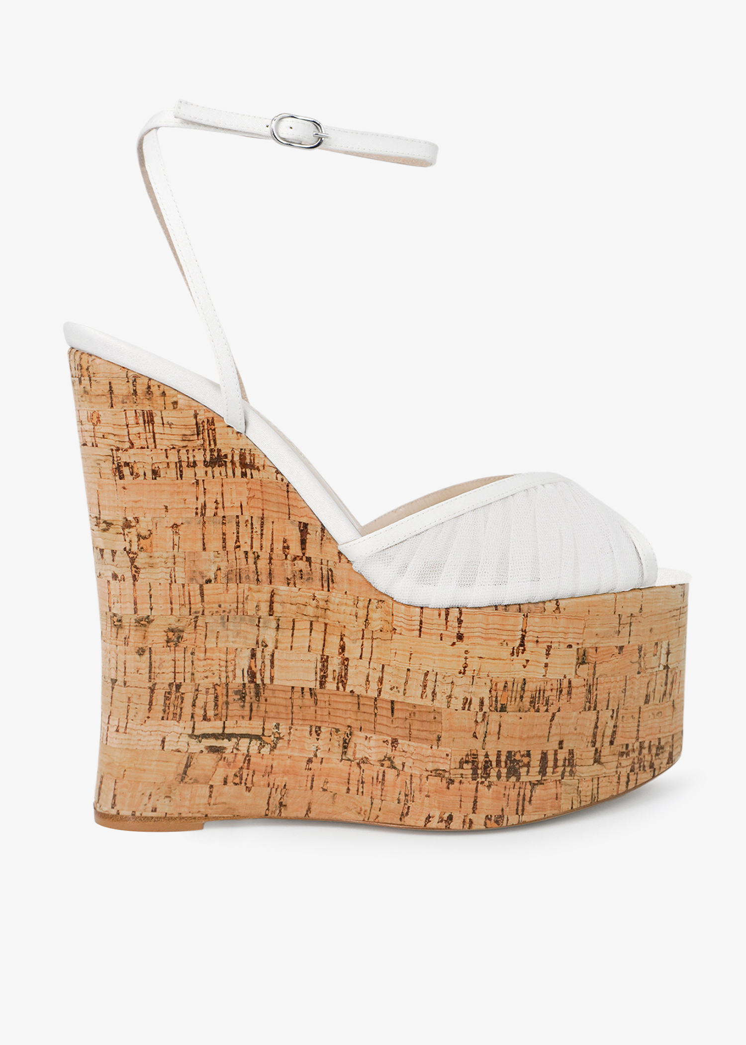 

Bardot 150 wedge sandals, White