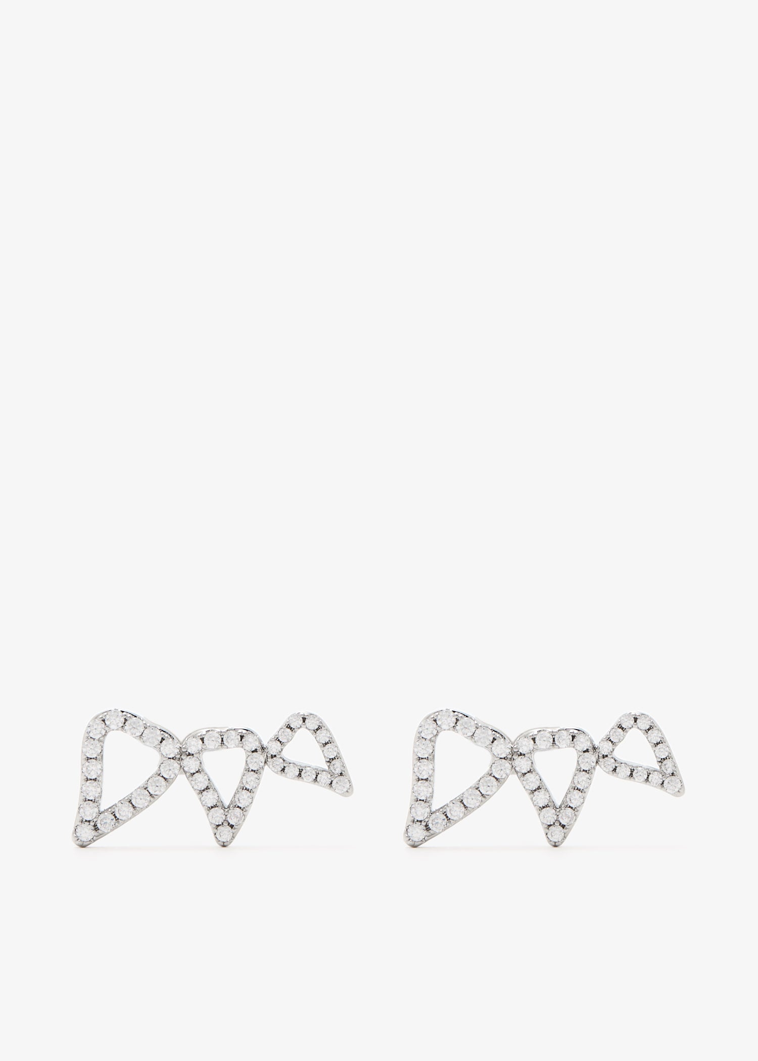 

Climber earrings, Silver