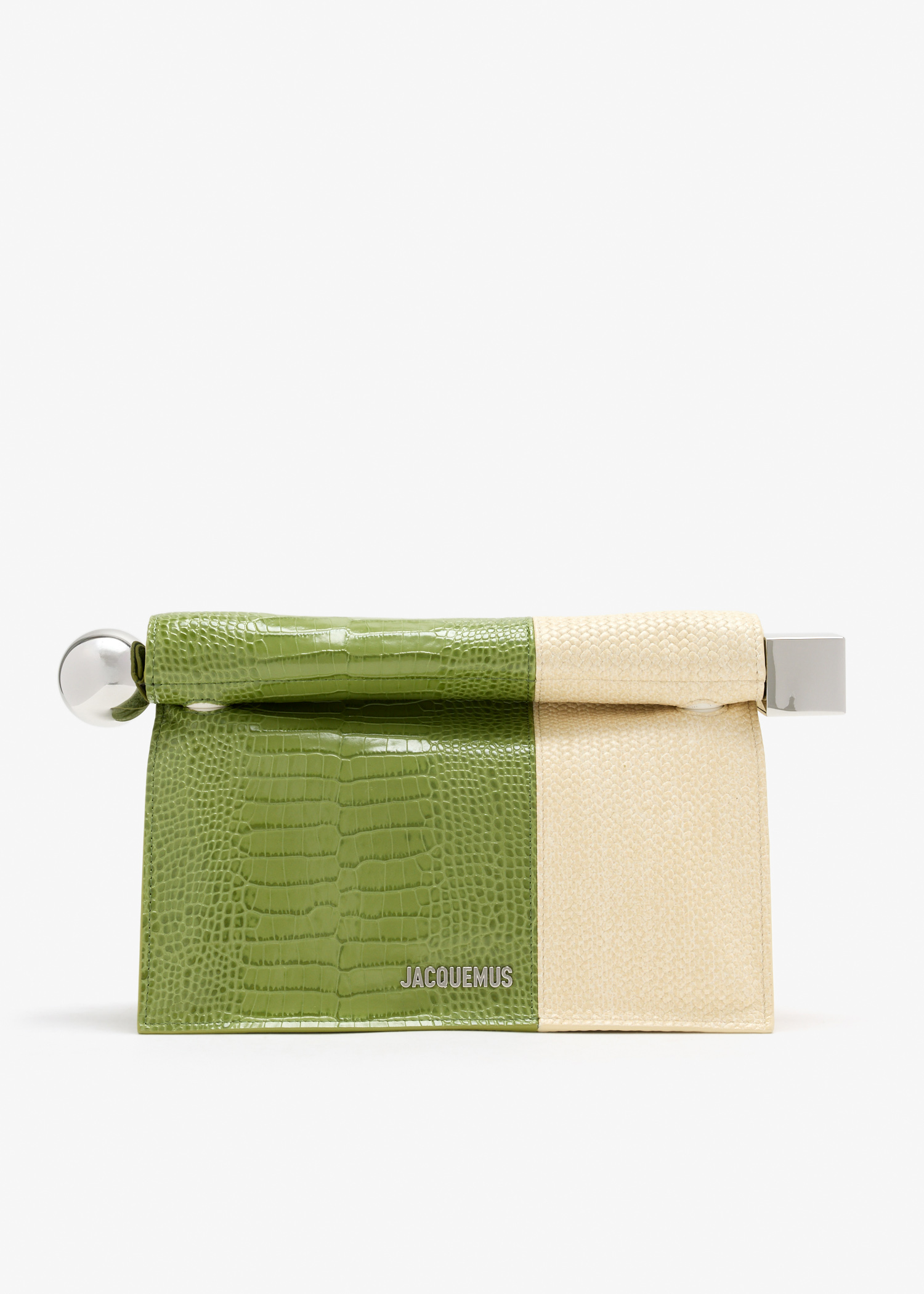 

La Pochette Rond Carre clutch, Green