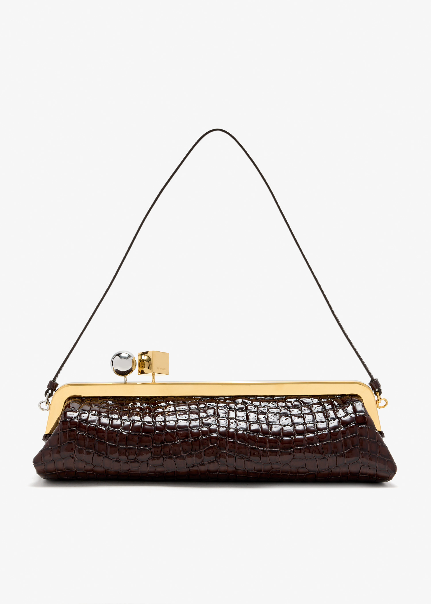 

La Salon clutch, Brown