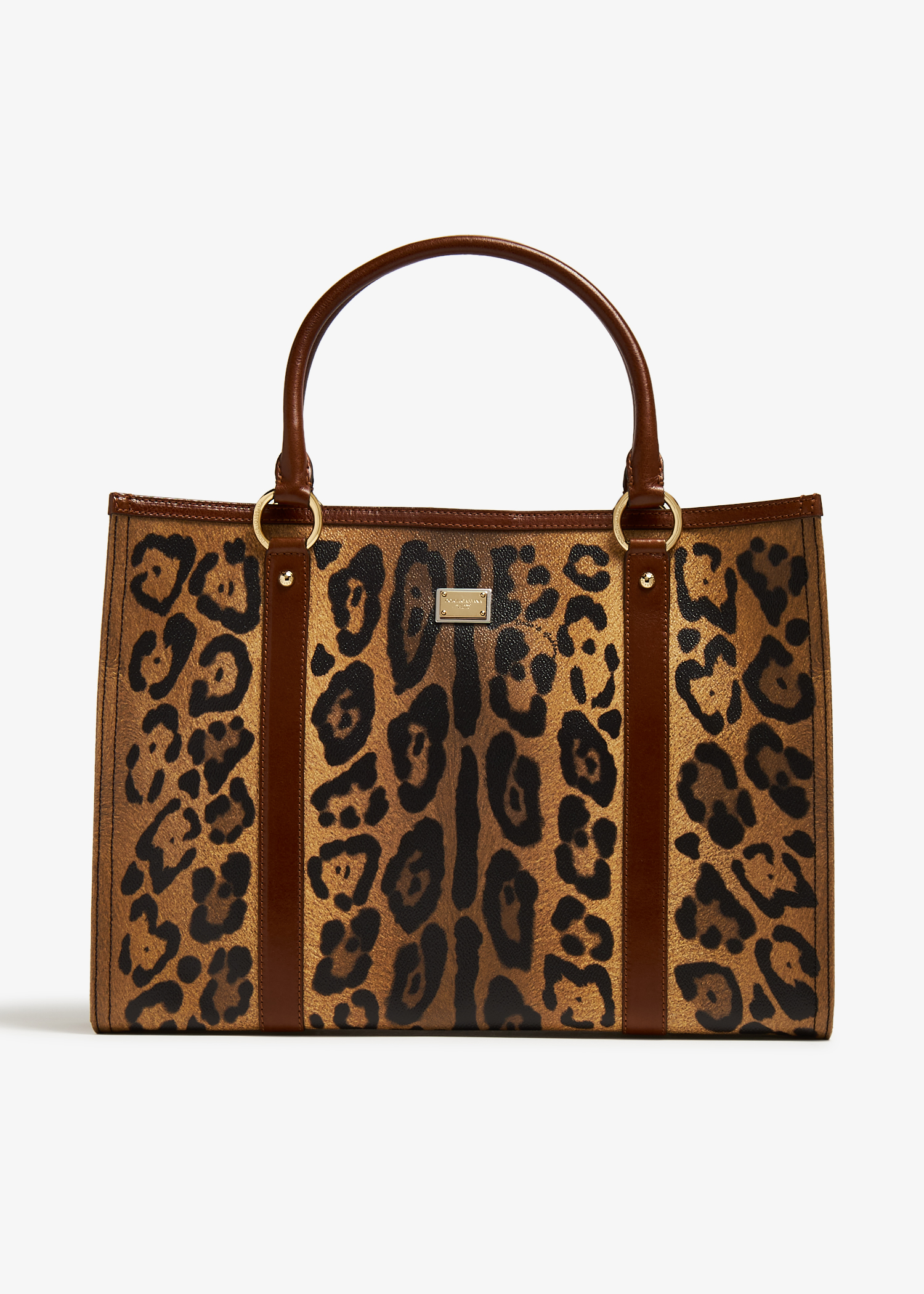 

Crespo leopard-print shopper tote bag, Animal print