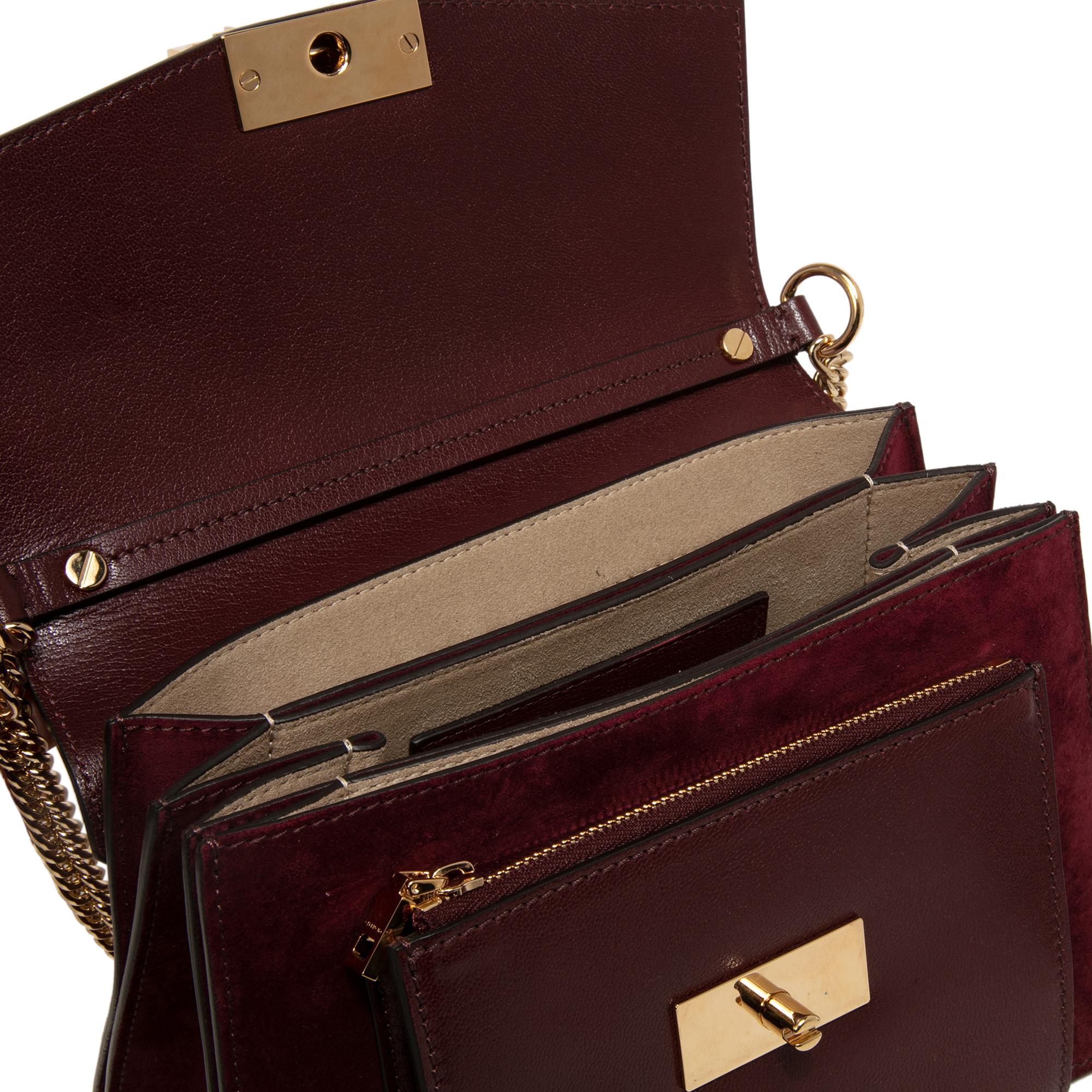

GV3 small shoulder bag, Brown