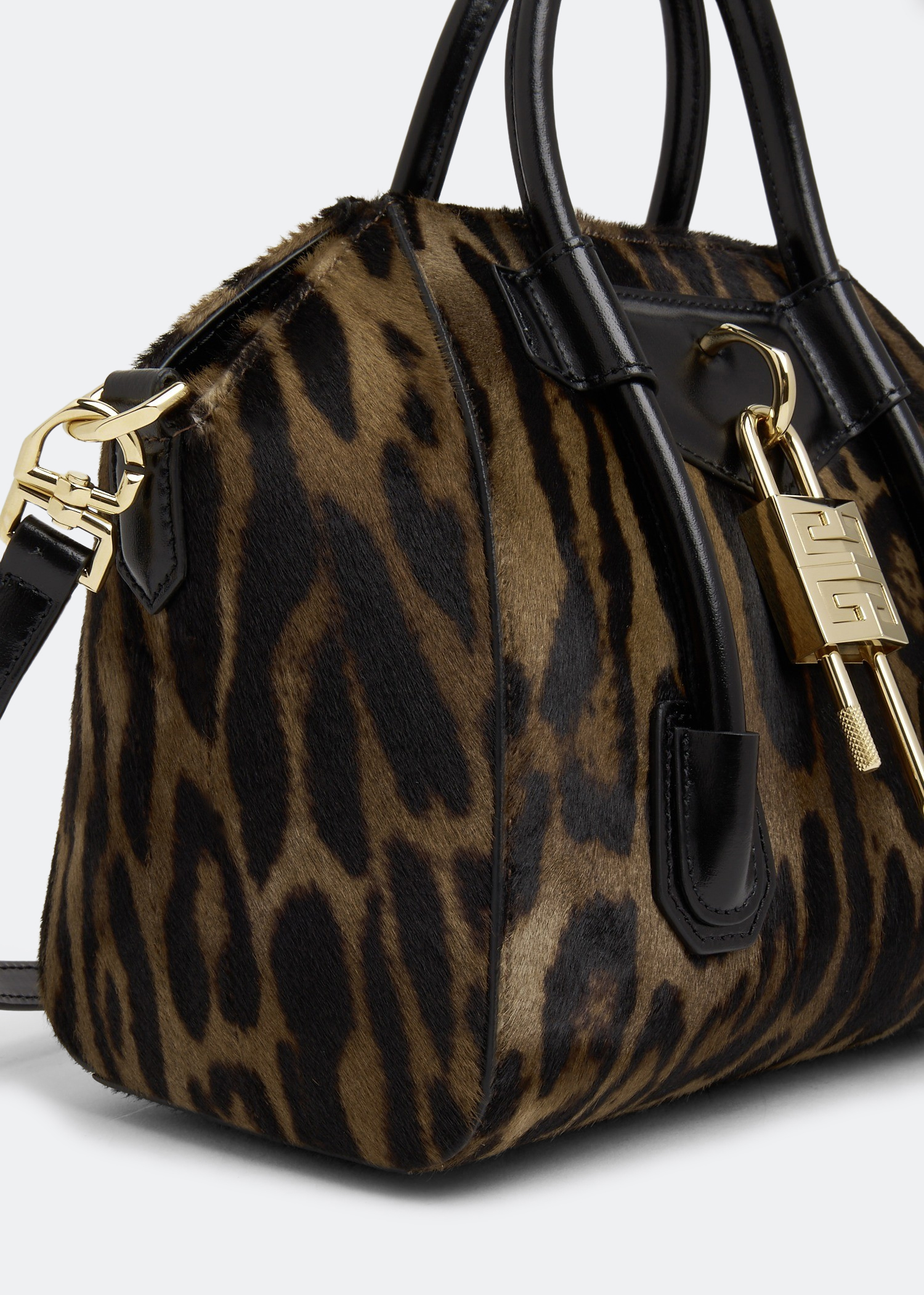 

Antigona Lock mini bag, Animal print