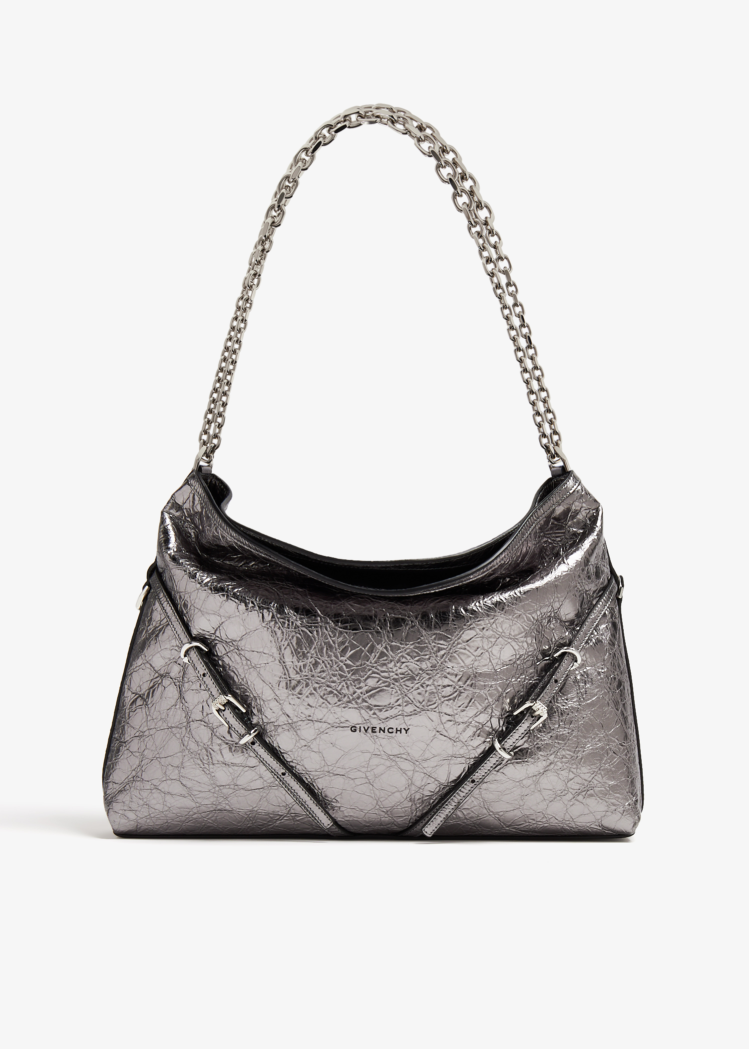 Medium Voyou Chain bag, Silver