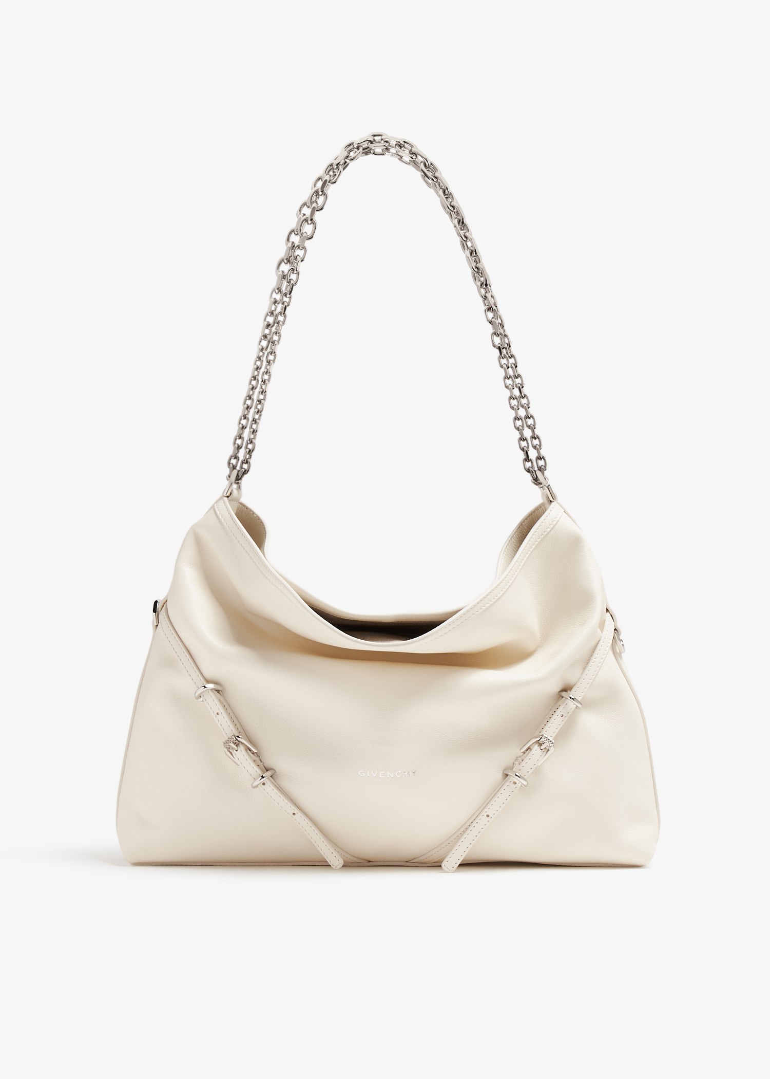 

Medium Voyou Chain bag, White